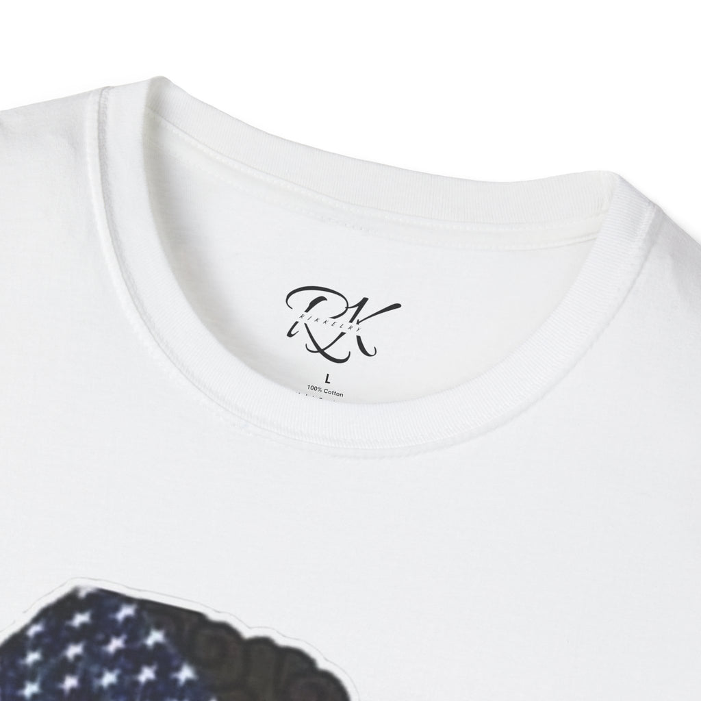 Patriotic Graphic T-Shirt, Unisex Softstyle Tee, Independence Day Gift, Freedom Apparel, Americana Clothing