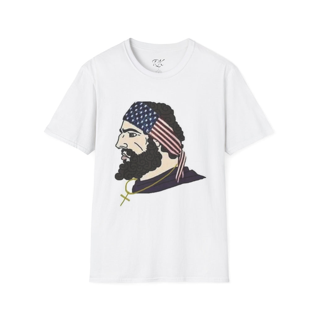 Patriotic Graphic T-Shirt, Unisex Softstyle Tee, Independence Day Gift, Freedom Apparel, Americana Clothing