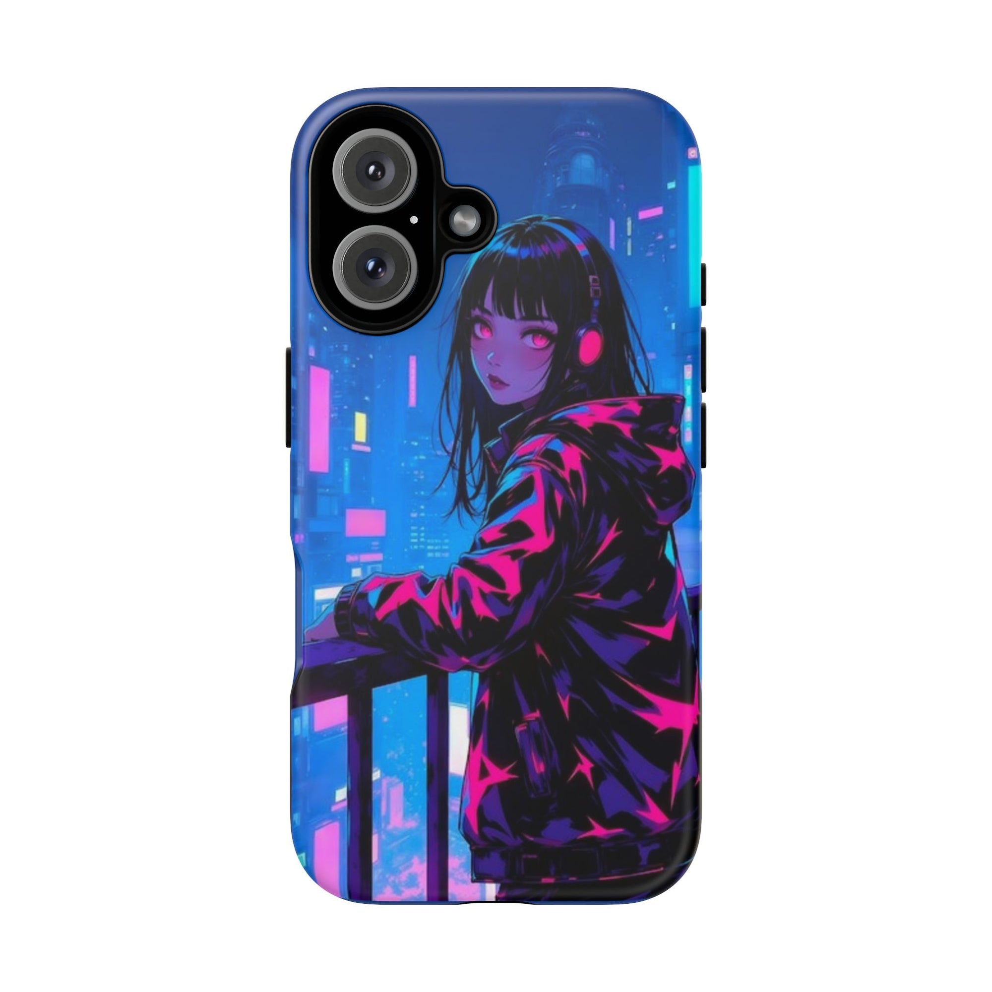 Futuristic Phone Case, Cyberpunk Aesthetic, Tough Phone Cover, Urban Style, Gift for Tech Lovers, Unique Phone Accessories, Streetwear [...]