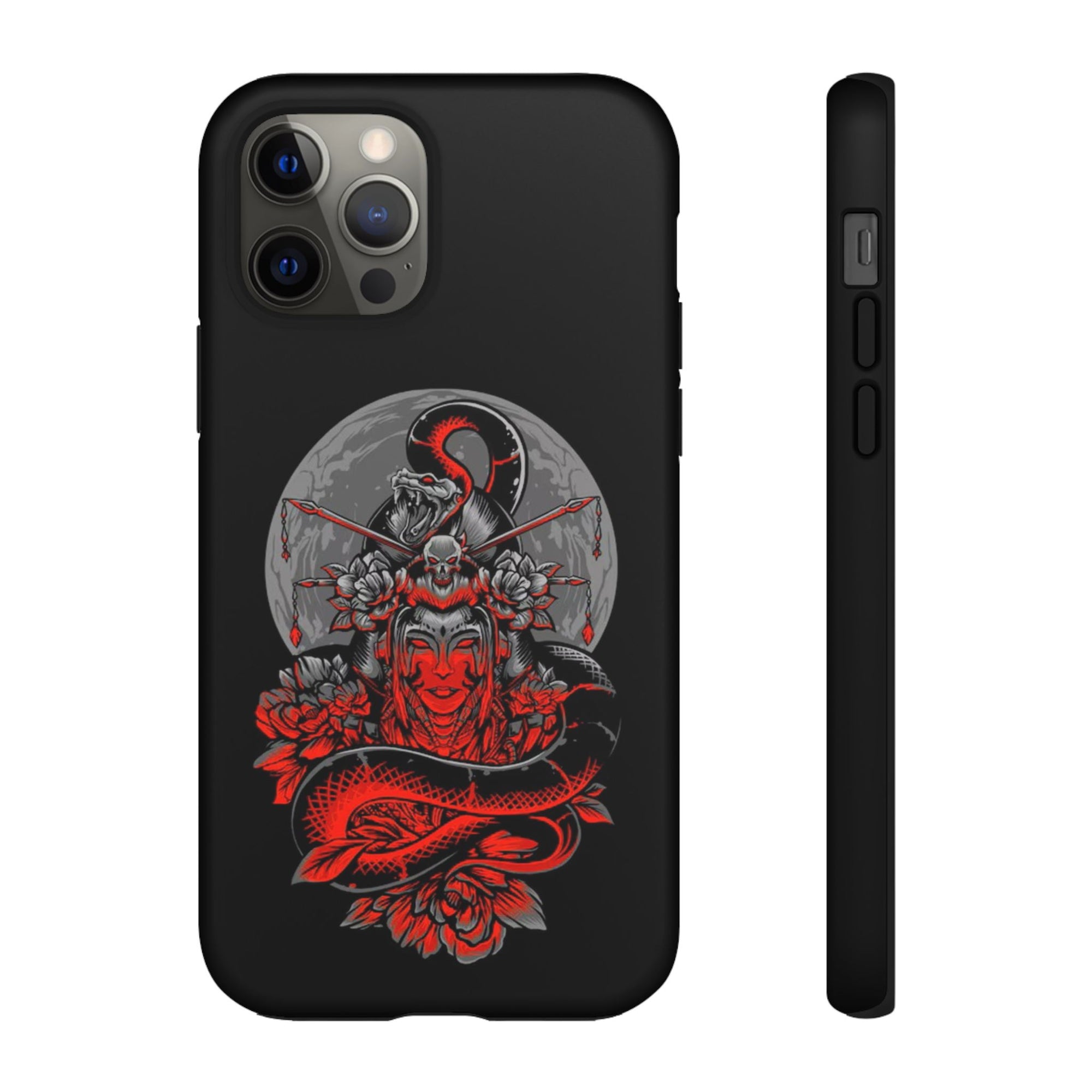 Tough Cases for iPhone, Dragon & Warrior Design, Durable Phone Protection, Perfect Gift for Tech Lovers, Unique Gifting
