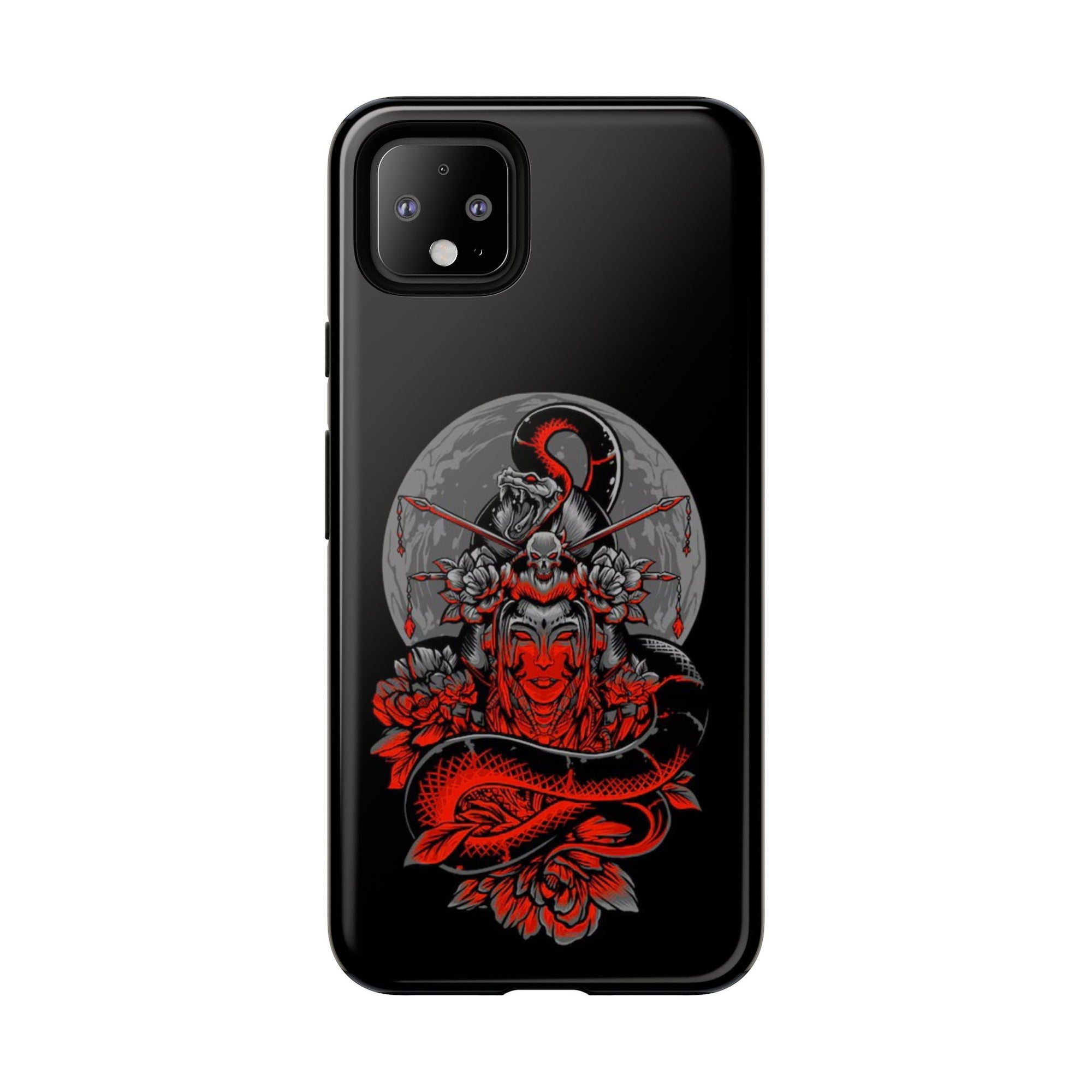Tough Cases for iPhone, Dragon & Warrior Design, Durable Phone Protection, Perfect Gift for Tech Lovers, Unique Gifting