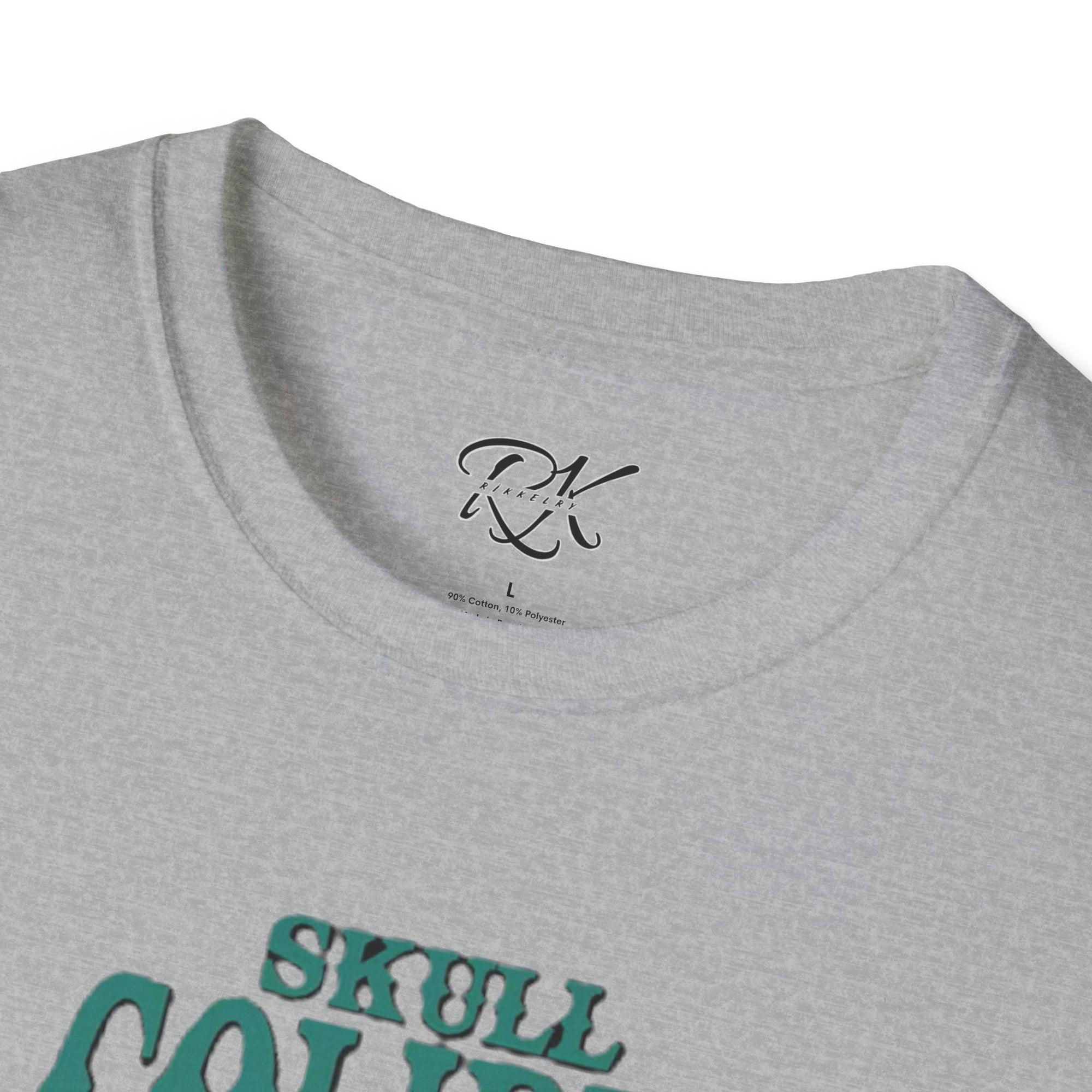 Skull & Roses Unisex T-Shirt, Casual Graphic Tee, Boho Shirt, Unique Gift, Festival Wear, Everyday Style