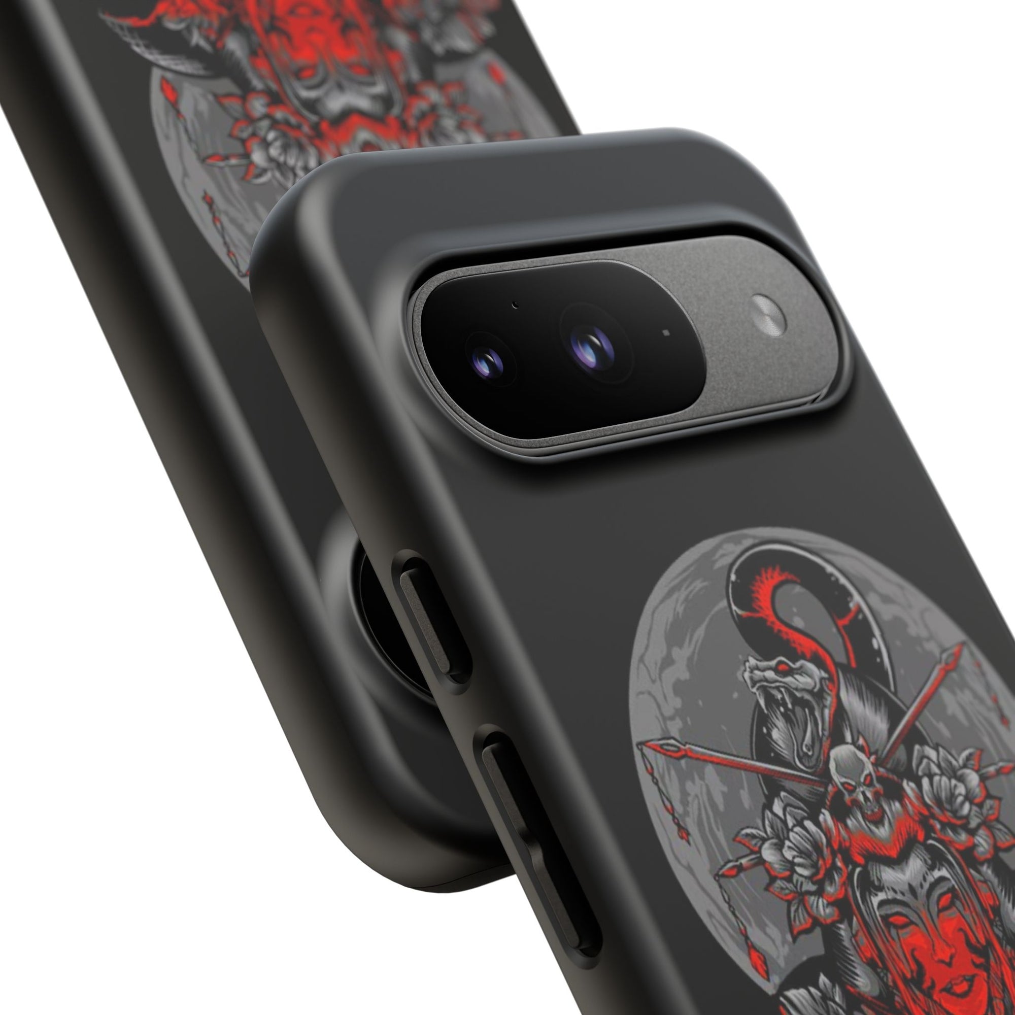 Tough Cases for iPhone, Dragon & Warrior Design, Durable Phone Protection, Perfect Gift for Tech Lovers, Unique Gifting