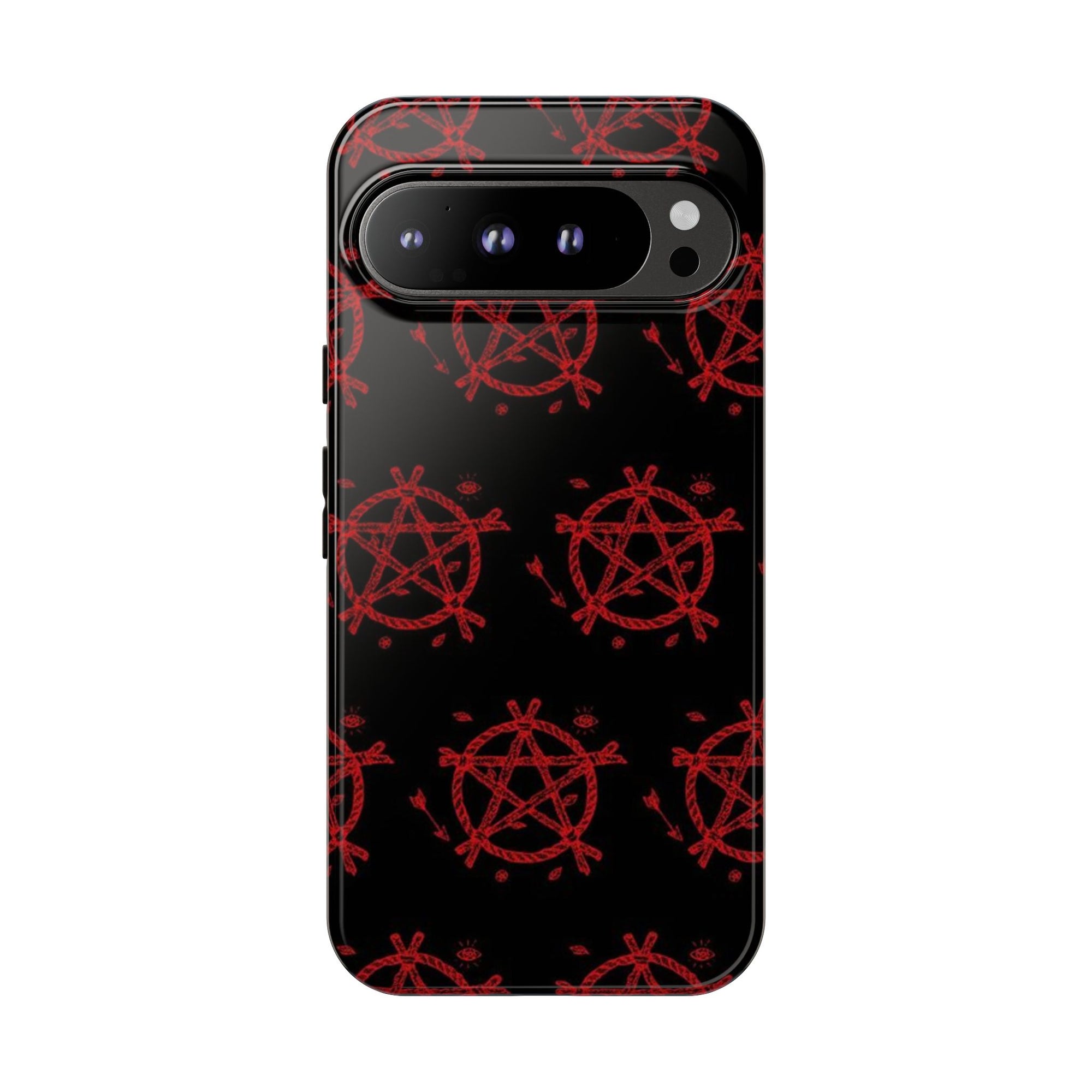 Anarchist iPhone Case, Tough Phone Cover, Punk Style Accessory, Unique Gift for Rebels, Goth Aesthetic Phone Case