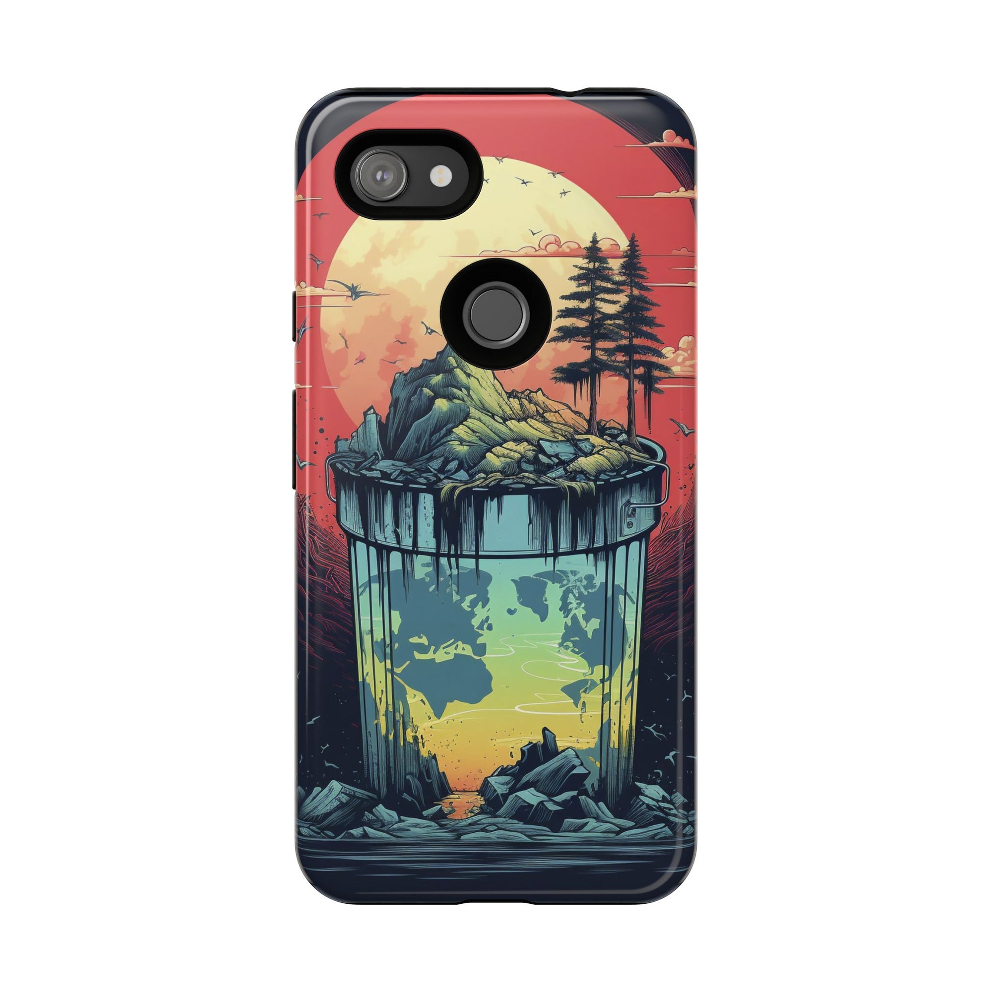 Vibrant Nature-Themed Phone Case, Tough Cases for Adventurers, Eco-Friendly, Trendy Phone Accessory, Great Gift for Nature Lovers