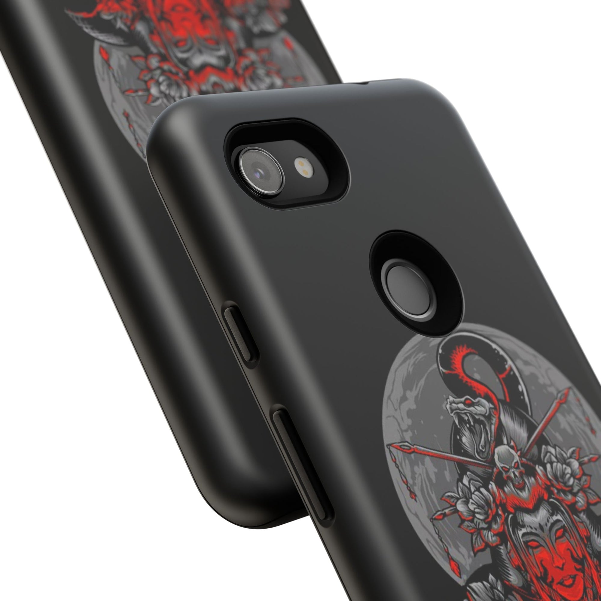 Tough Cases for iPhone, Dragon & Warrior Design, Durable Phone Protection, Perfect Gift for Tech Lovers, Unique Gifting