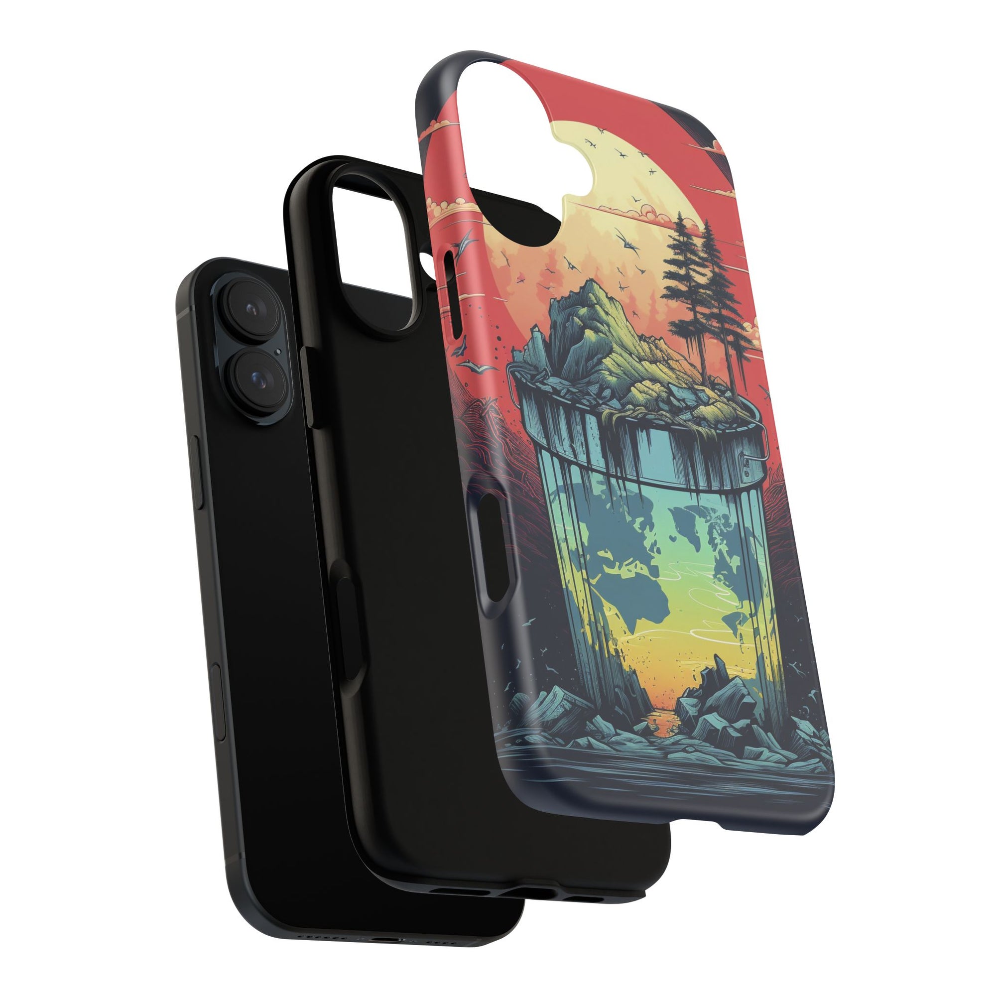 Vibrant Nature-Themed Phone Case, Tough Cases for Adventurers, Eco-Friendly, Trendy Phone Accessory, Great Gift for Nature Lovers