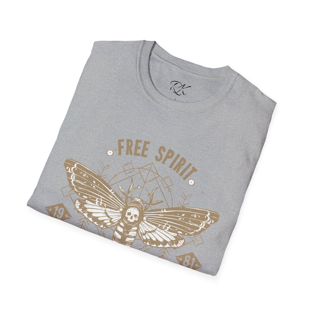 Free Spirit Wild Heart Unisex T-Shirt, Boho Graphic Tee, Nature Lover Shirt, Gift for Adventurers, Casual Wear, Everyday Comfort