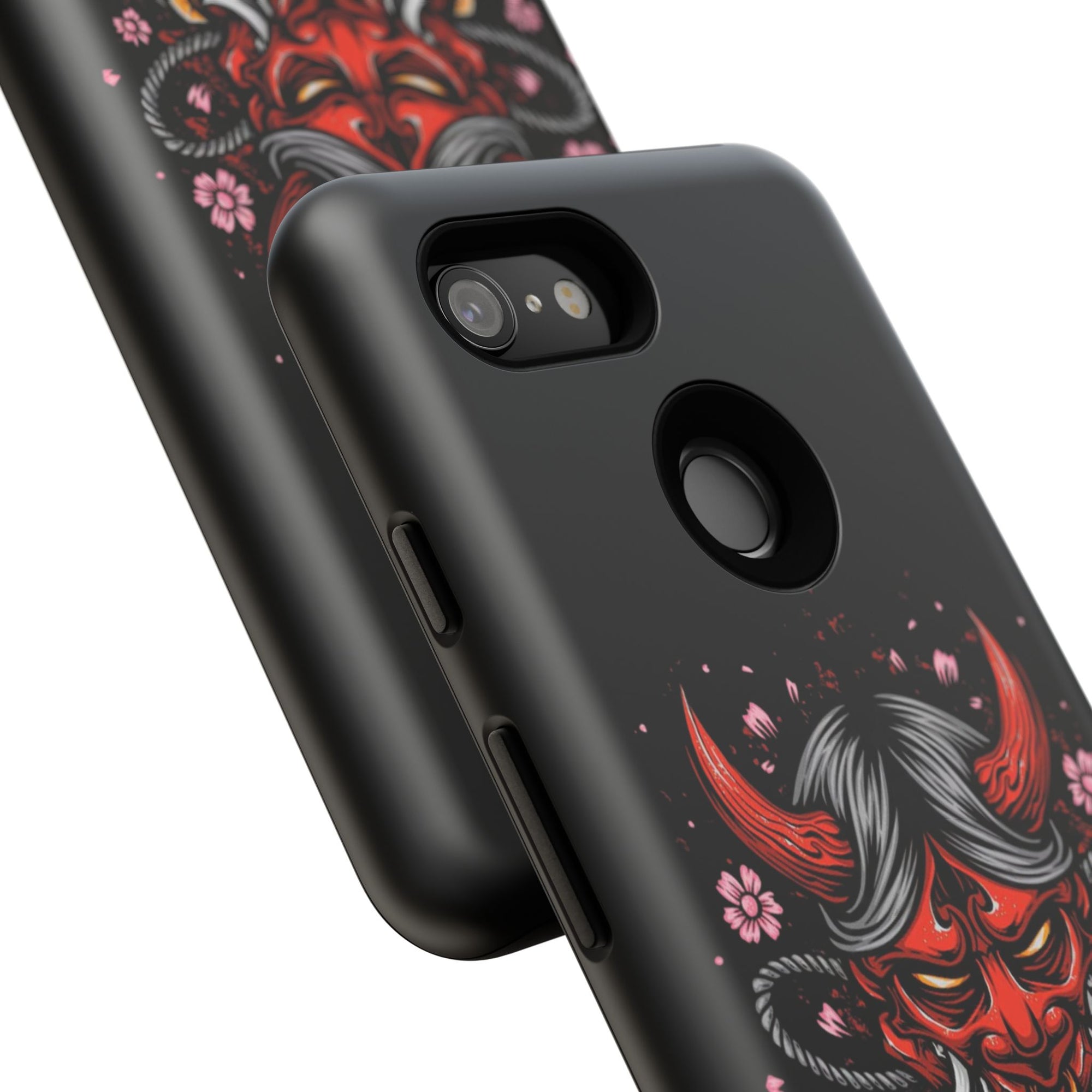 Tough Cases: Fierce Demon Phone Case, Edgy Phone Cover, Protect Your Device, Gift for Anime Fans, Unique Artwork Case