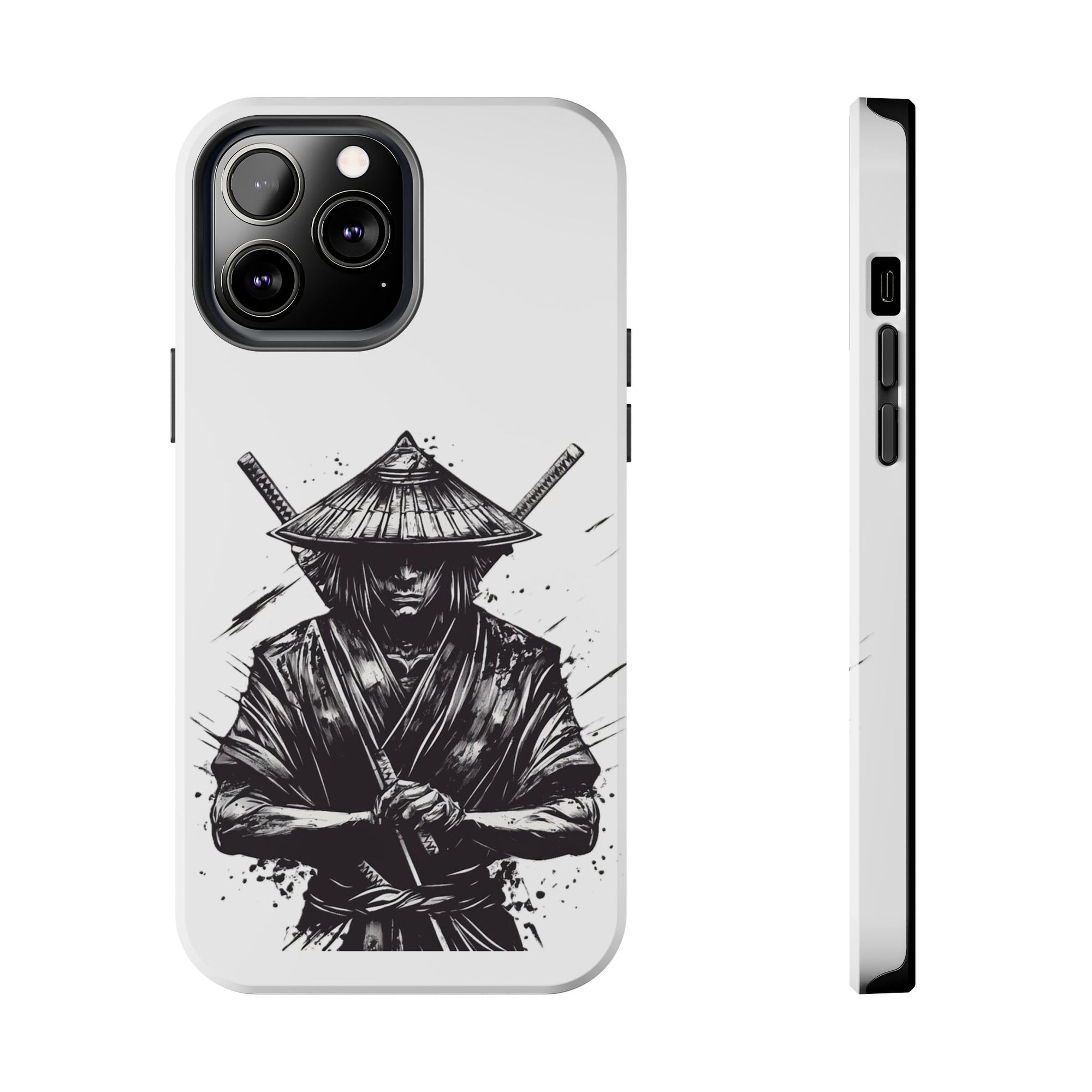 Samurai Tough Phone Cases, Rugged Smartphone Accessories, Durable Covers for Men, Unique Gifts for Him, Japanese Warrior Design