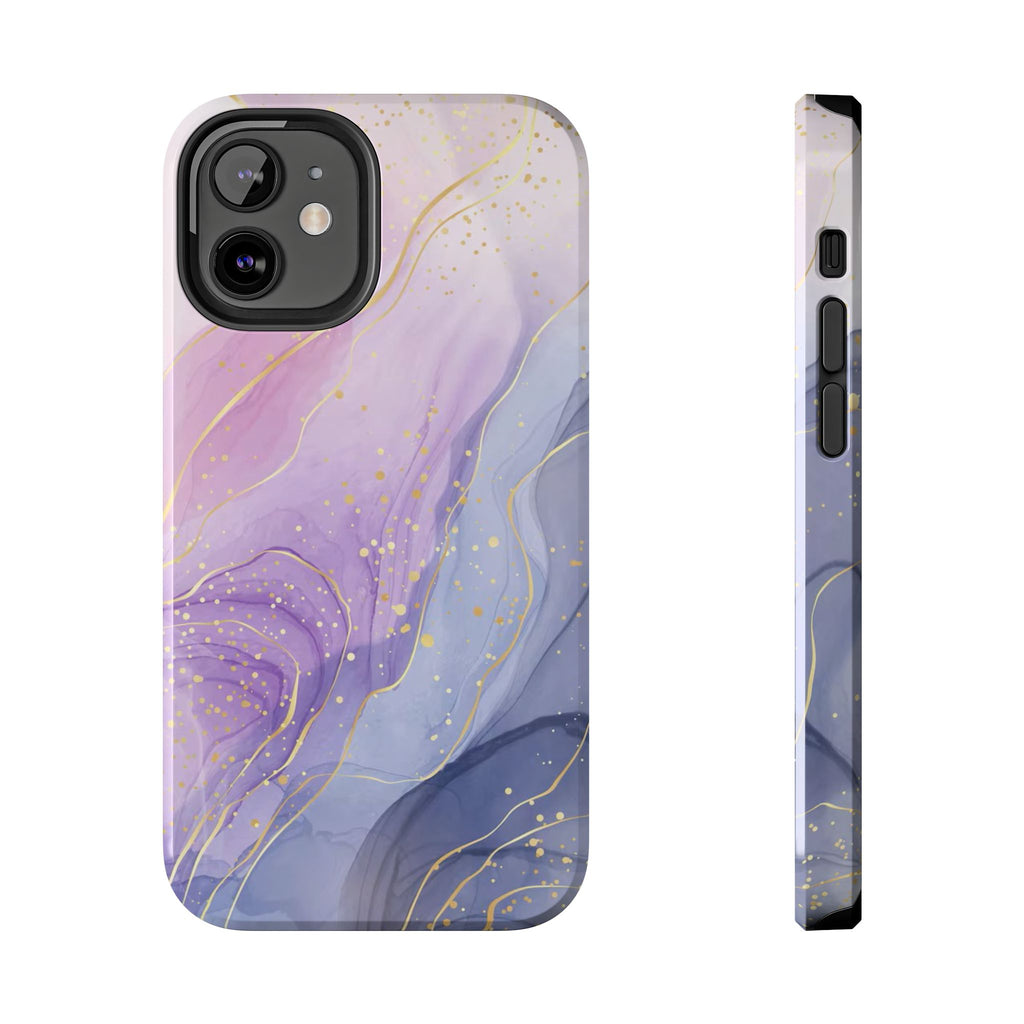 Elegant Abstract Tough Phone Cases for Stylish Protection, Gift for Her, Phone Accessories, Lavender Marble Design, Phone Cover for [...]