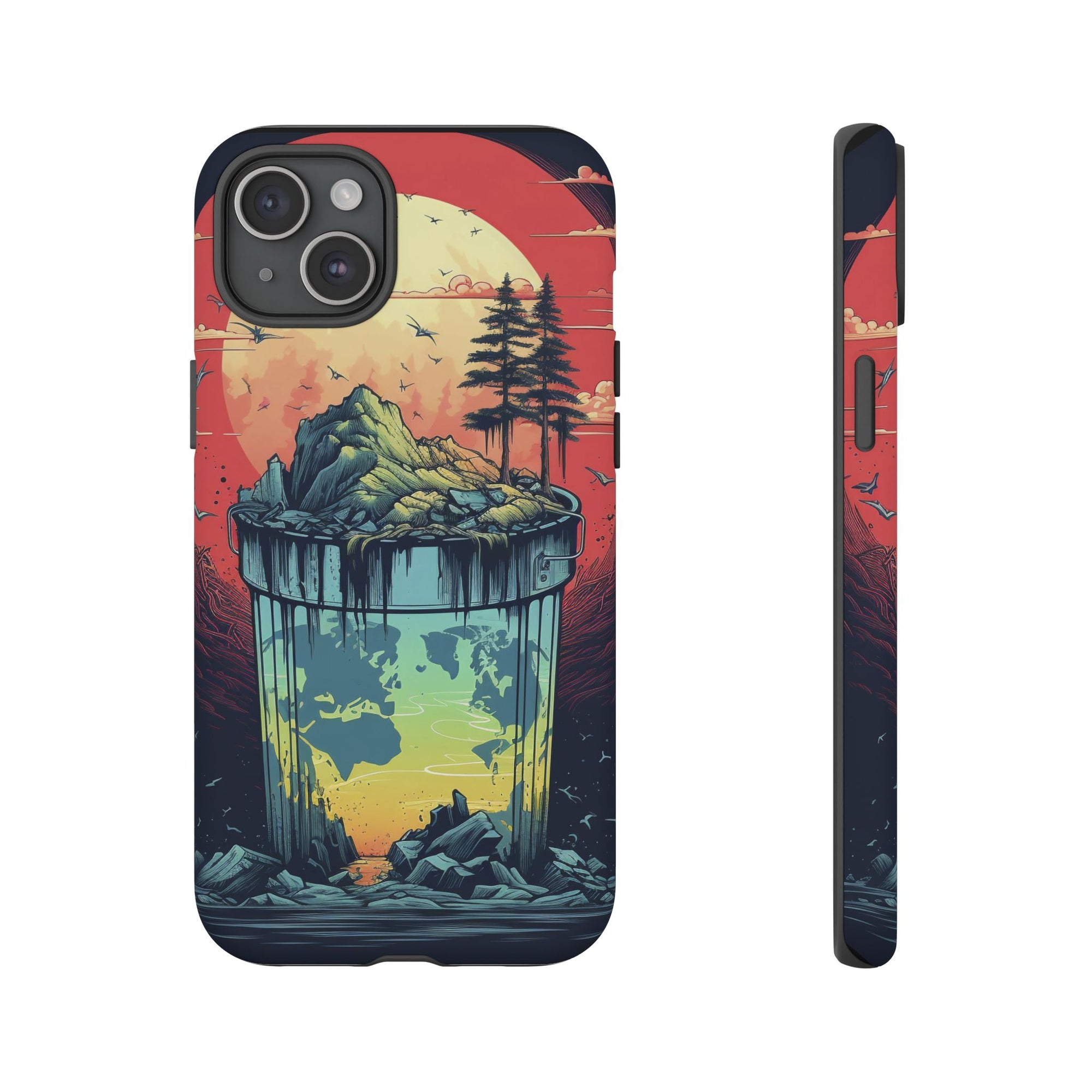 Vibrant Nature-Themed Phone Case, Tough Cases for Adventurers, Eco-Friendly, Trendy Phone Accessory, Great Gift for Nature Lovers