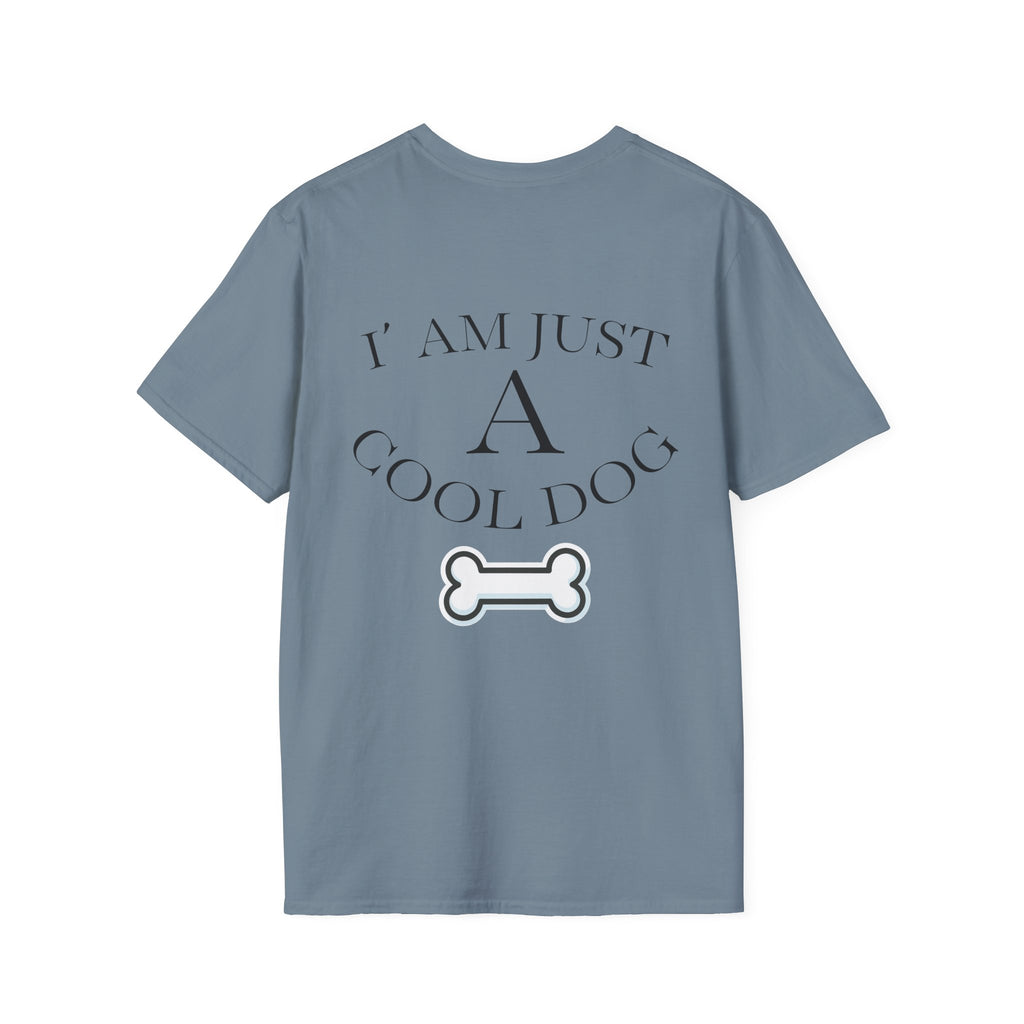 Cool Dog Graphic Tee | Unisex Softstyle T-Shirt, Funny Pet Lover Gift, Dog Dad Shirt, Casual Wear, Gift for Animal Lovers