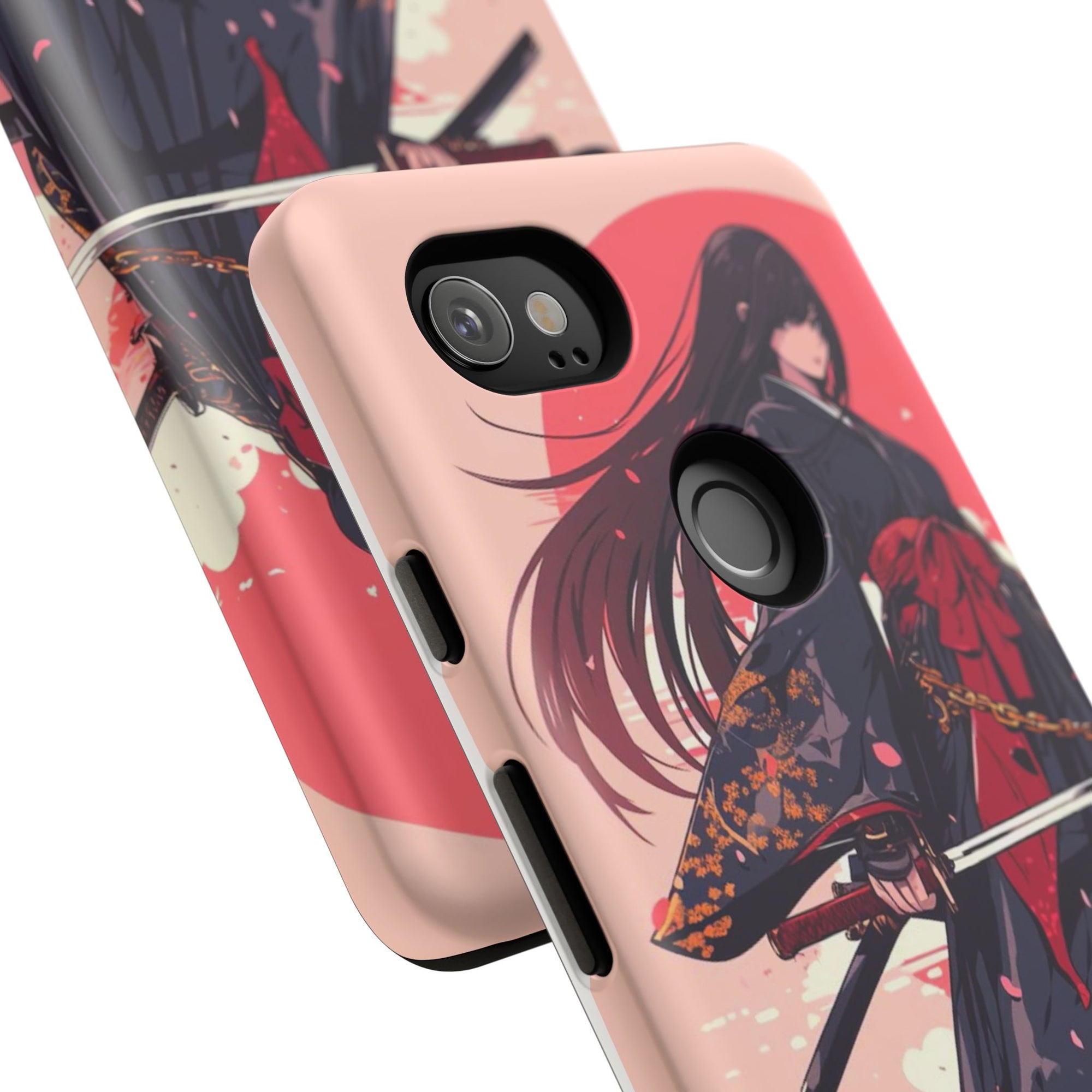 Stylish Phone Case with Warrior Design, Tough Phone Cover for Anime Lovers, Gift for Gamers, Cute Phone Accessories, Unique Tech Gifts