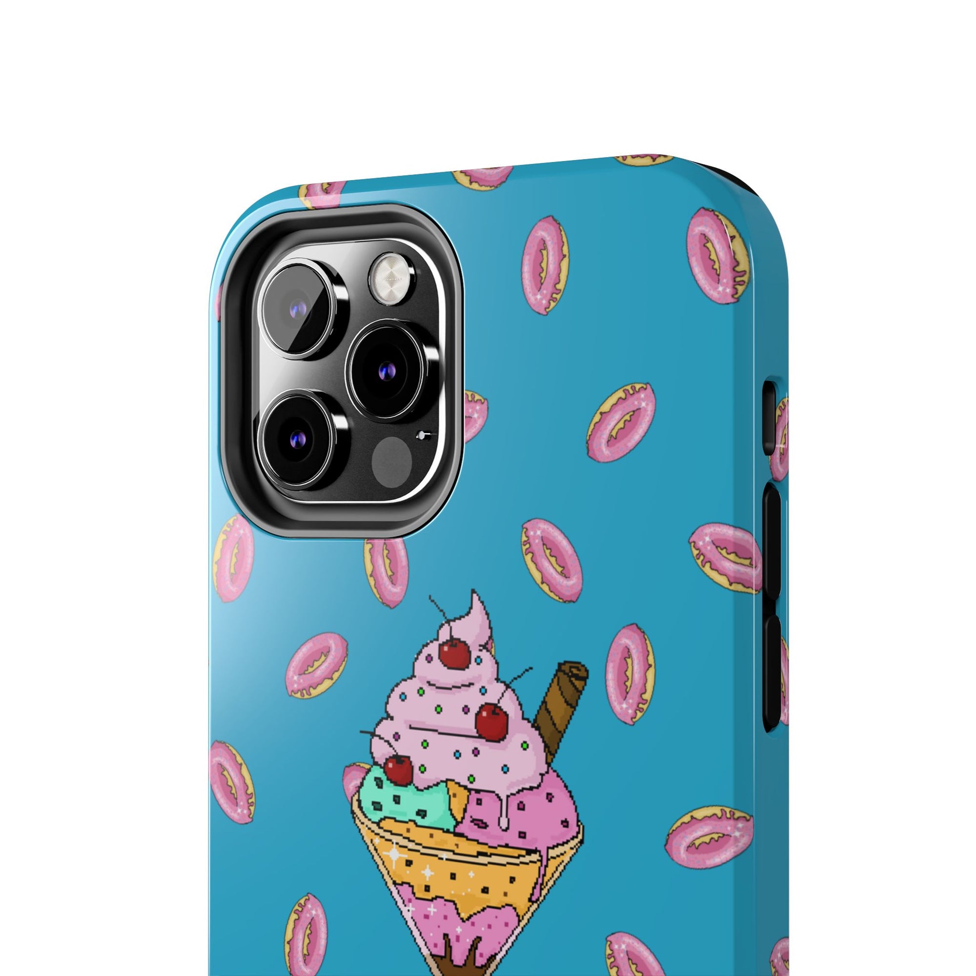 Cute Dessert Phone Cases, Fun iPhone Covers, Quirky Phone Accessories, Donut Lovers Gift, Ice Cream Phone Protector