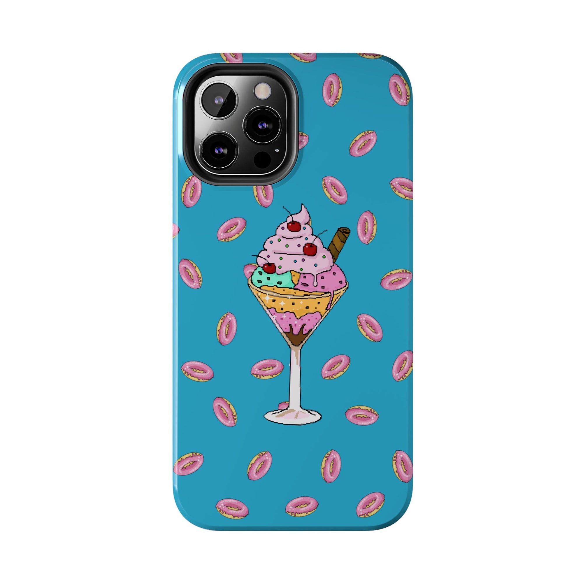 Cute Dessert Phone Cases, Fun iPhone Covers, Quirky Phone Accessories, Donut Lovers Gift, Ice Cream Phone Protector