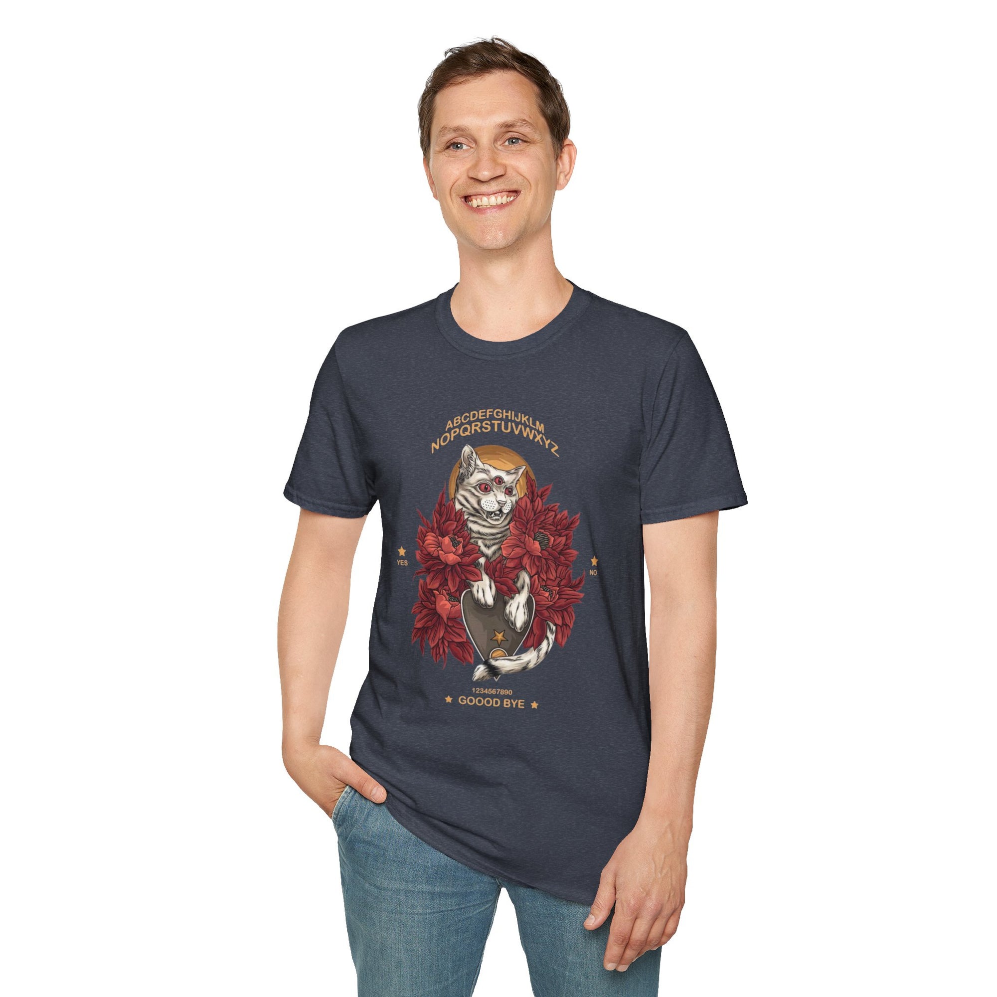 Nature-Inspired Graphic Unisex T-Shirt, Cozy Fall Vibes, Animal Lover Gift, Perfect for Autumn Celebrations, Unique Animal Design