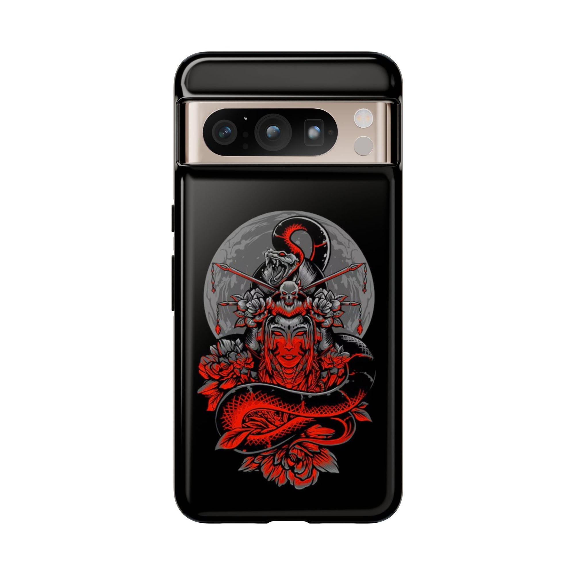Tough Cases for iPhone, Dragon & Warrior Design, Durable Phone Protection, Perfect Gift for Tech Lovers, Unique Gifting