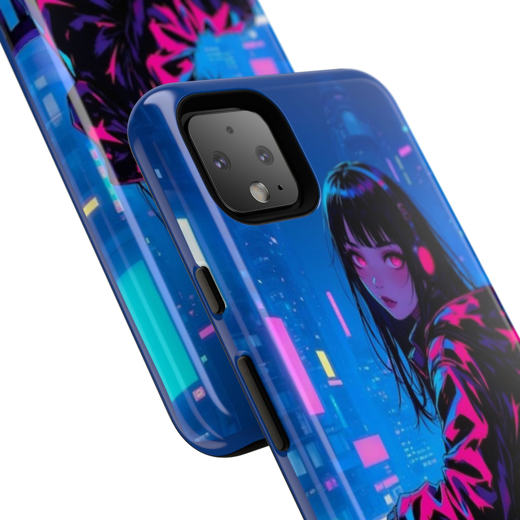 Futuristic Phone Case, Cyberpunk Aesthetic, Tough Phone Cover, Urban Style, Gift for Tech Lovers, Unique Phone Accessories, Streetwear [...]
