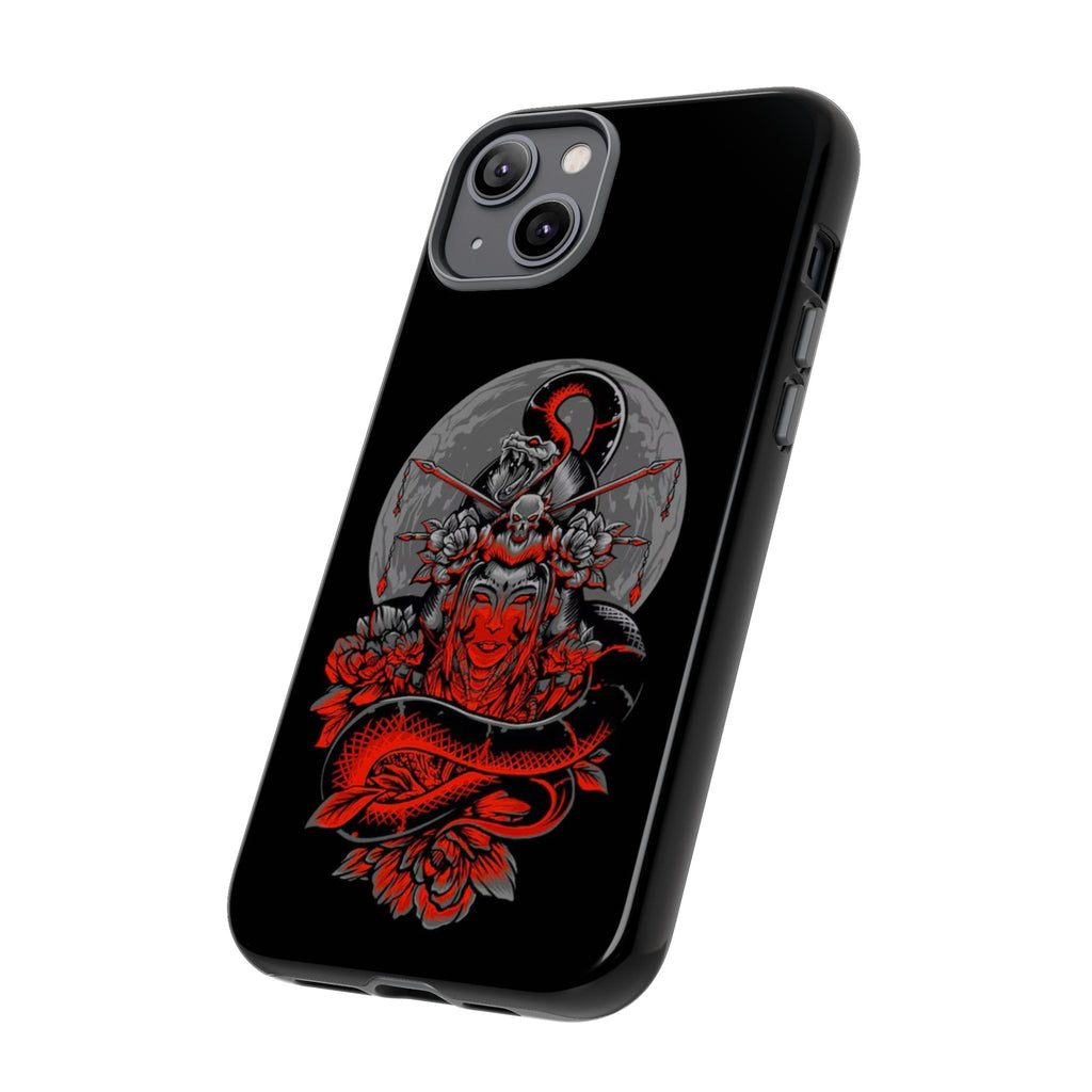 Tough Cases for iPhone, Dragon & Warrior Design, Durable Phone Protection, Perfect Gift for Tech Lovers, Unique Gifting