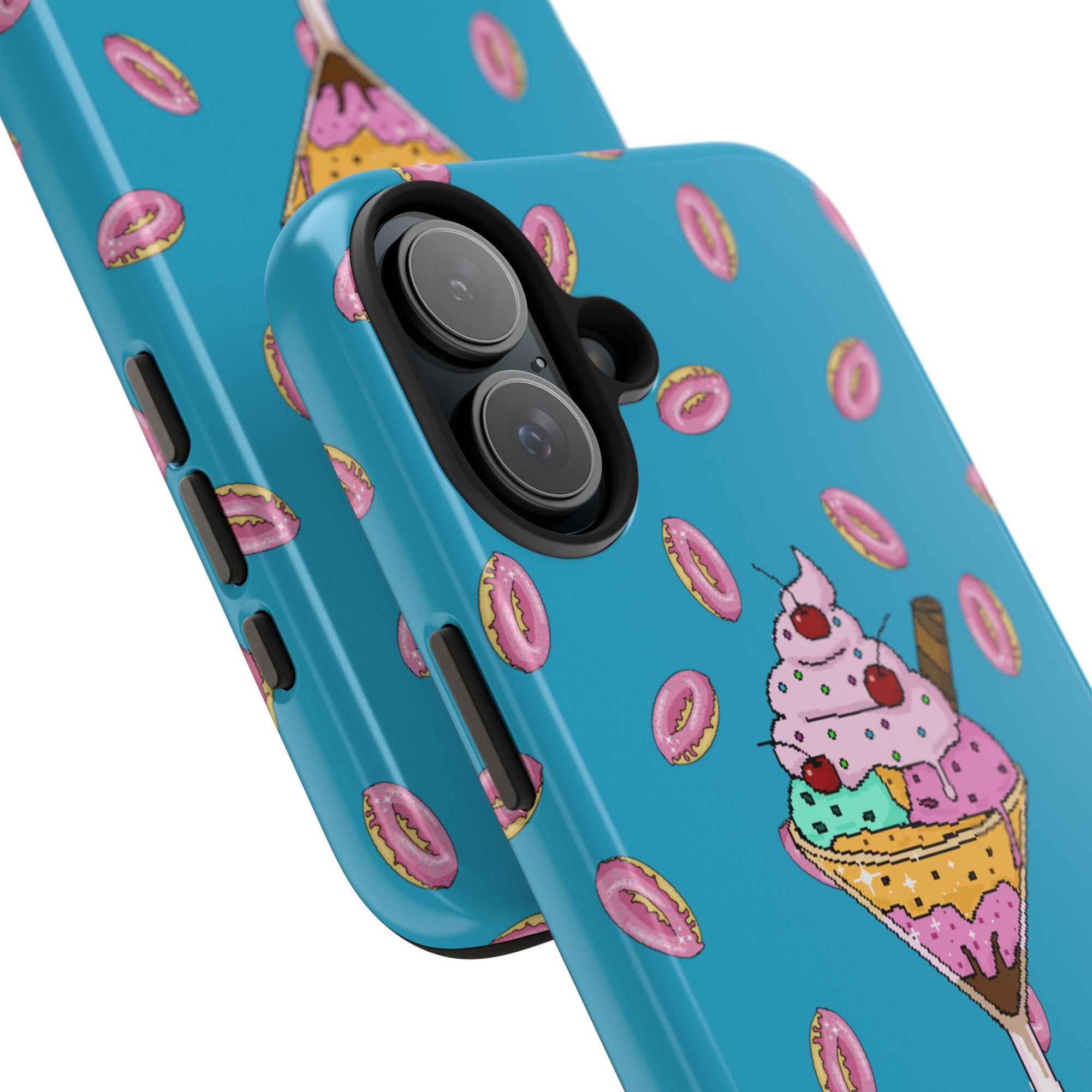 Cute Dessert Phone Cases, Fun iPhone Covers, Quirky Phone Accessories, Donut Lovers Gift, Ice Cream Phone Protector