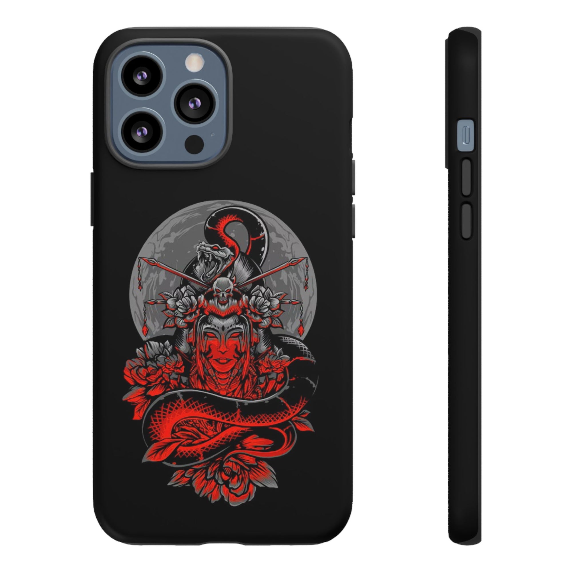 Tough Cases for iPhone, Dragon & Warrior Design, Durable Phone Protection, Perfect Gift for Tech Lovers, Unique Gifting