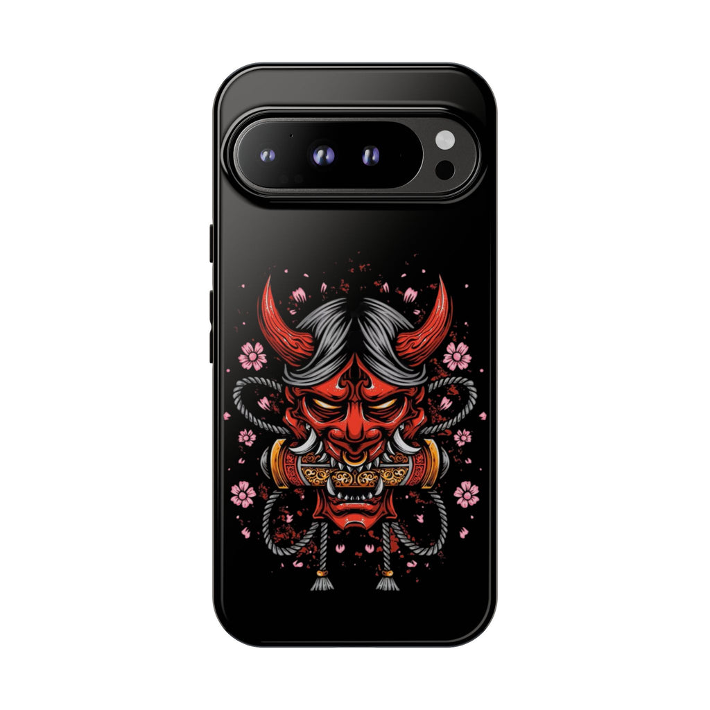 Tough Cases: Fierce Demon Phone Case, Edgy Phone Cover, Protect Your Device, Gift for Anime Fans, Unique Artwork Case