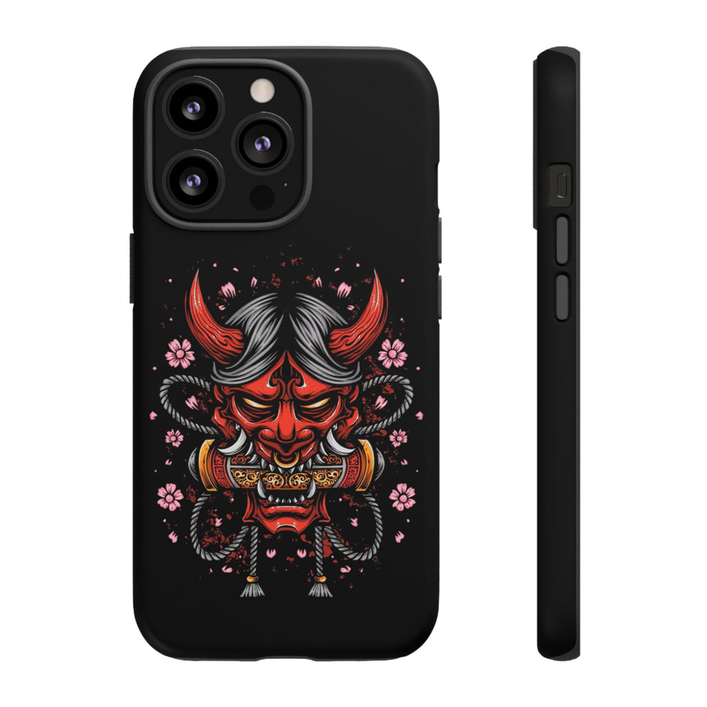 Tough Cases: Fierce Demon Phone Case, Edgy Phone Cover, Protect Your Device, Gift for Anime Fans, Unique Artwork Case