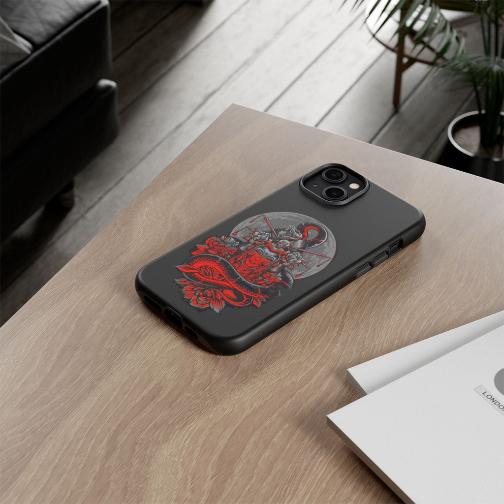 Tough Cases for iPhone, Dragon & Warrior Design, Durable Phone Protection, Perfect Gift for Tech Lovers, Unique Gifting