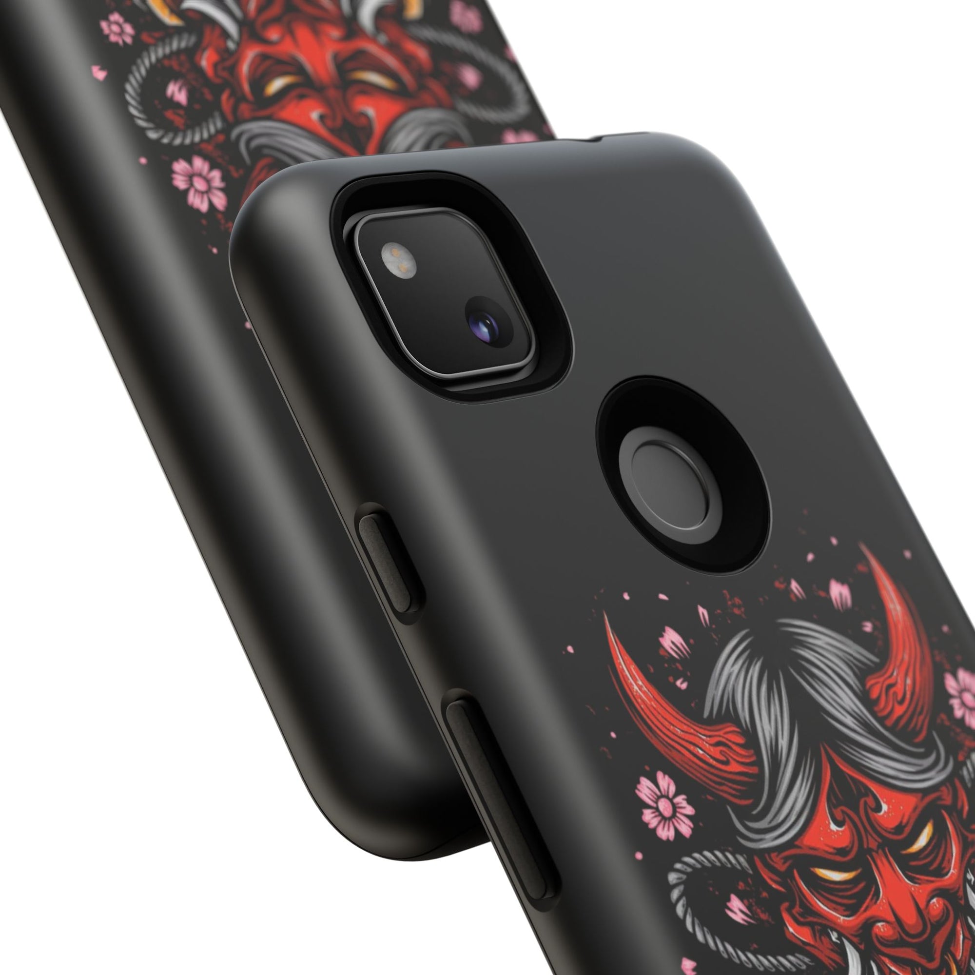 Tough Cases: Fierce Demon Phone Case, Edgy Phone Cover, Protect Your Device, Gift for Anime Fans, Unique Artwork Case