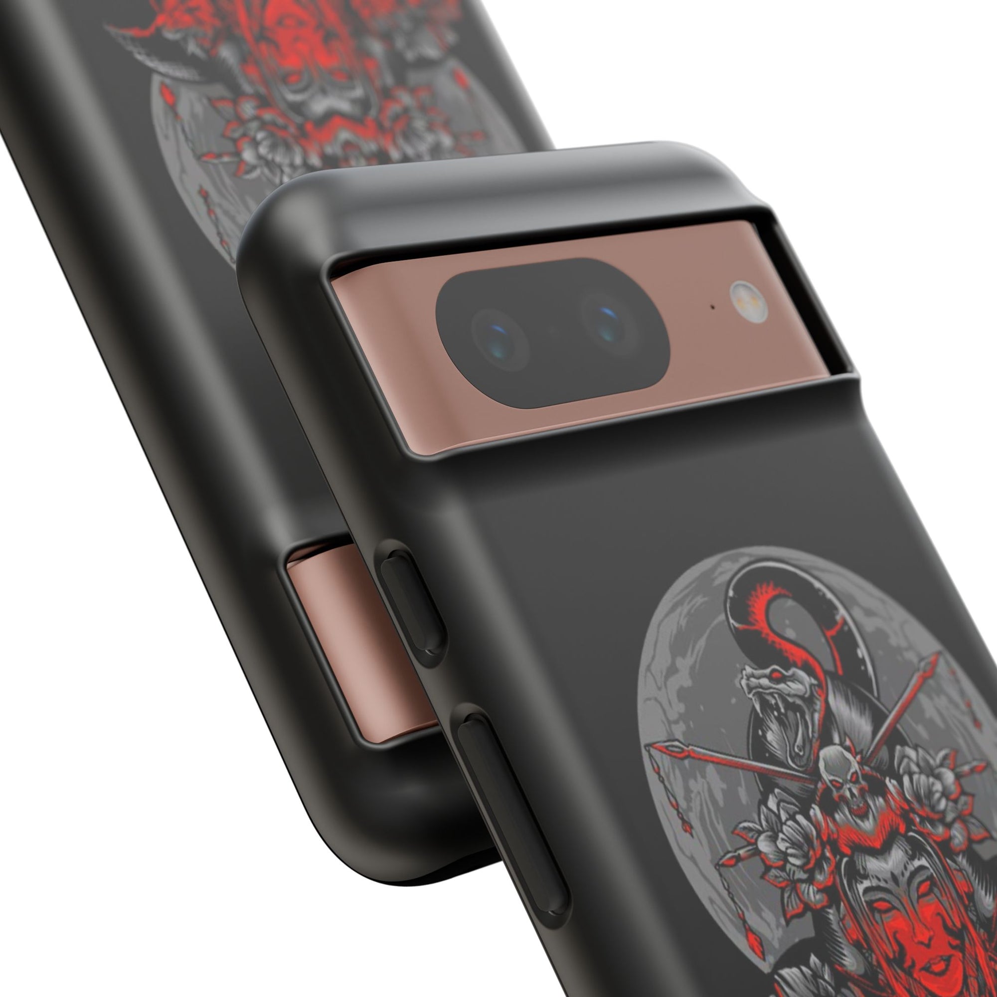 Tough Cases for iPhone, Dragon & Warrior Design, Durable Phone Protection, Perfect Gift for Tech Lovers, Unique Gifting