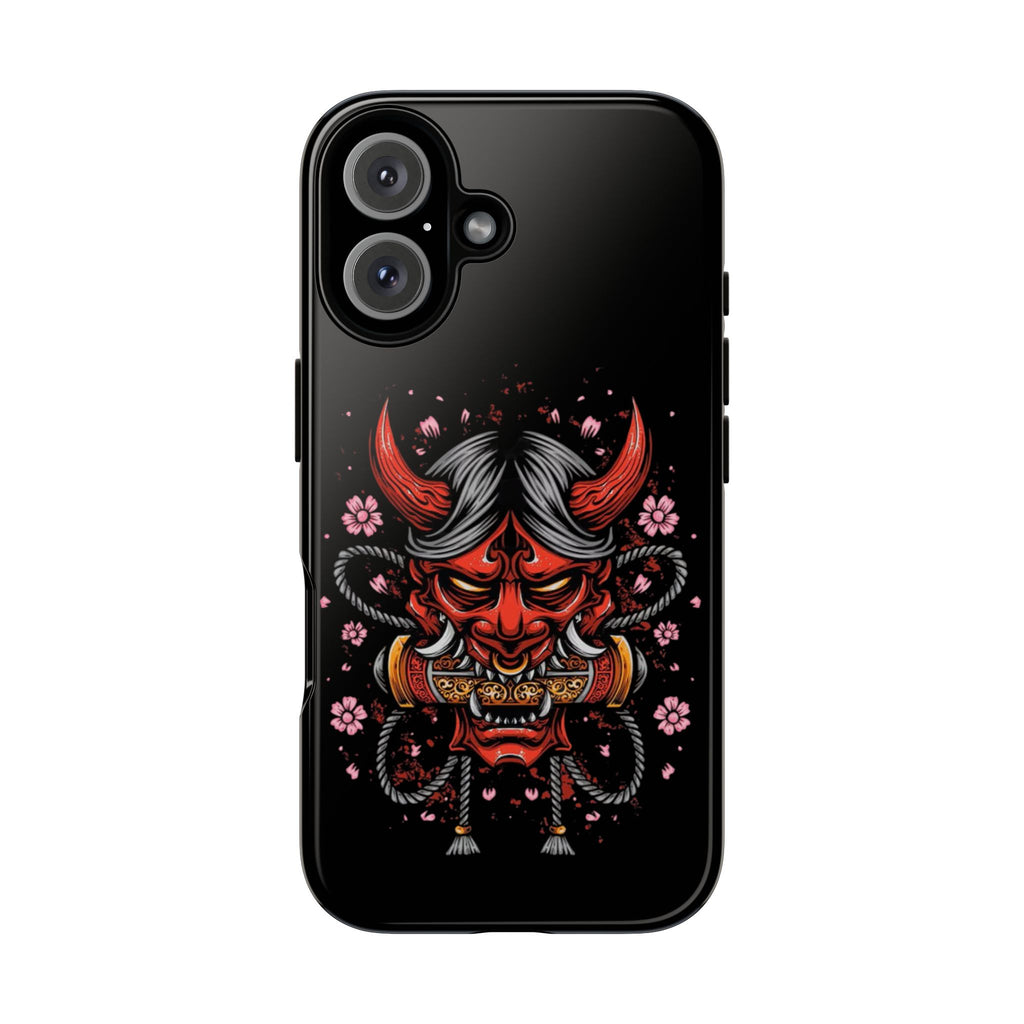 Tough Cases: Fierce Demon Phone Case, Edgy Phone Cover, Protect Your Device, Gift for Anime Fans, Unique Artwork Case