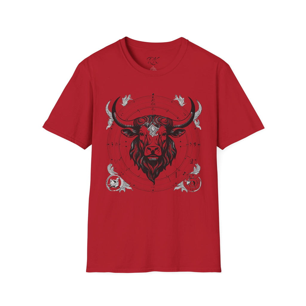 Taurus Zodiac T-Shirt, Astrology Tee, Horoscope Gift, Unisex Softstyle Shirt, Birthday Apparel, Taurus Constellation Top