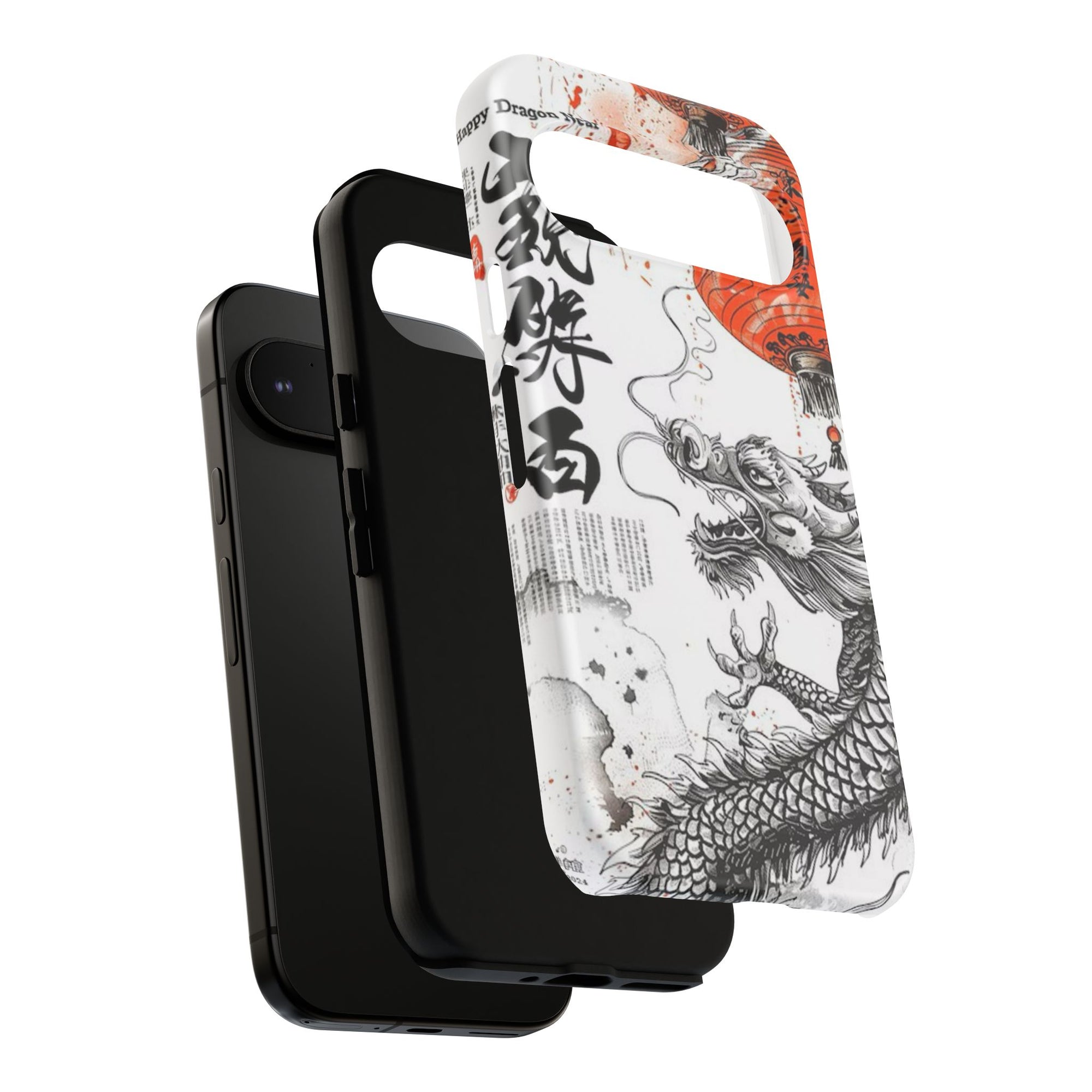 Dragon Design Phone Case, Tough Cases with Chinese Art for Unique Style, Gift for Art Lovers, Phone Protection, Trendy Accessories
