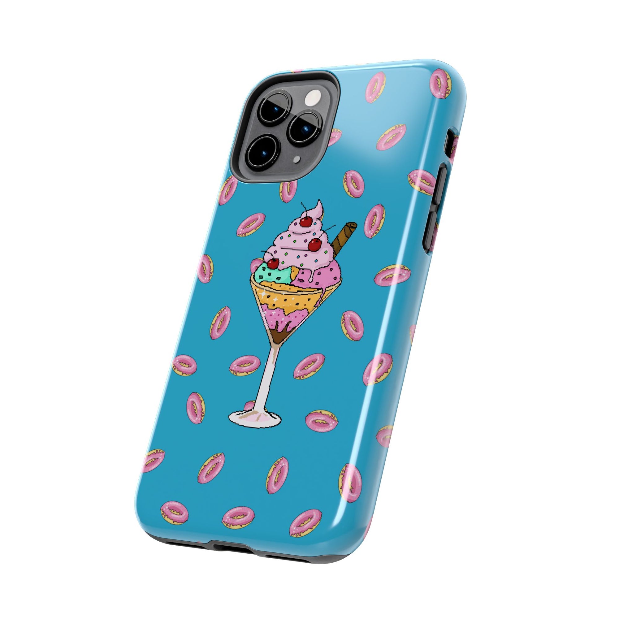 Cute Dessert Phone Cases, Fun iPhone Covers, Quirky Phone Accessories, Donut Lovers Gift, Ice Cream Phone Protector