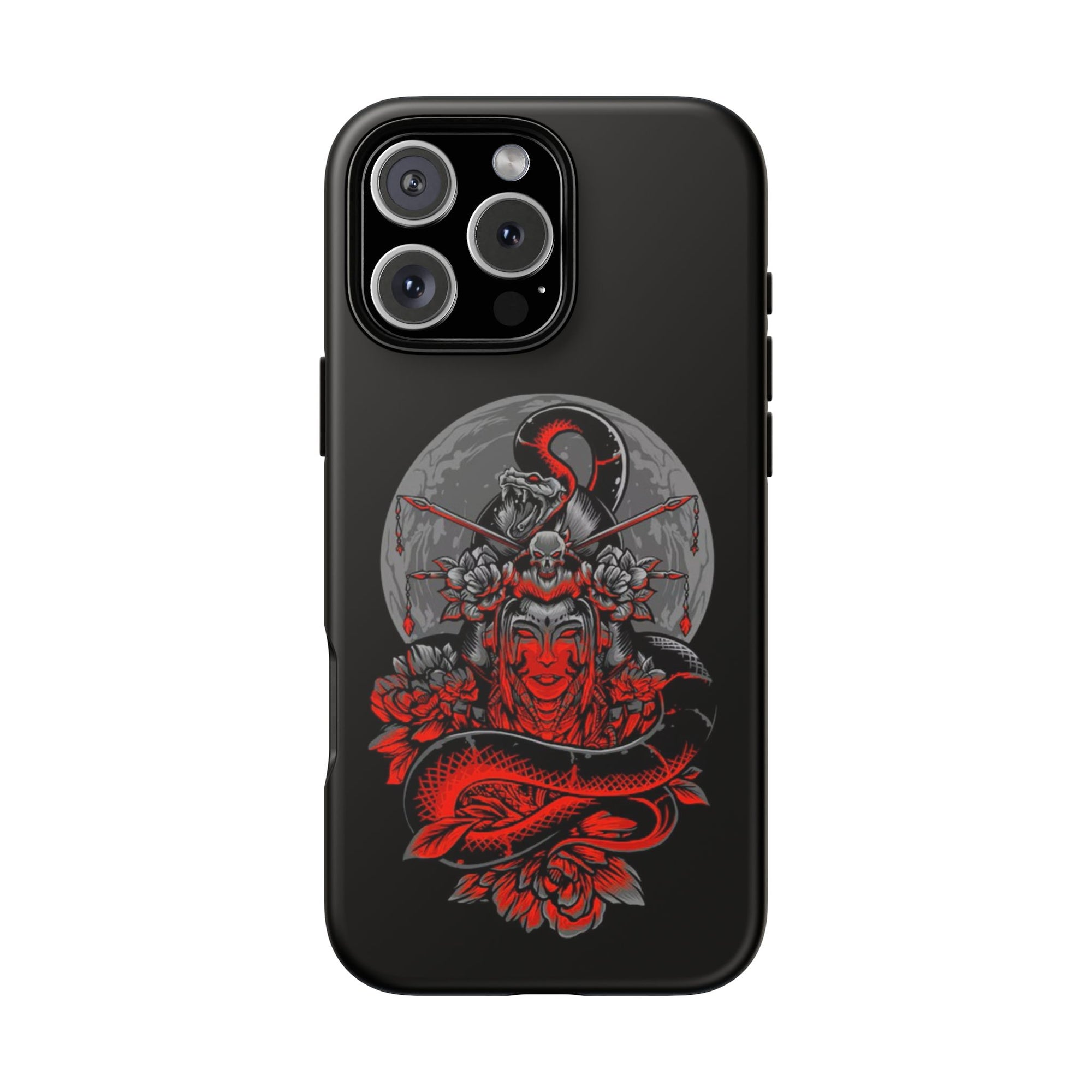 Tough Cases for iPhone, Dragon & Warrior Design, Durable Phone Protection, Perfect Gift for Tech Lovers, Unique Gifting