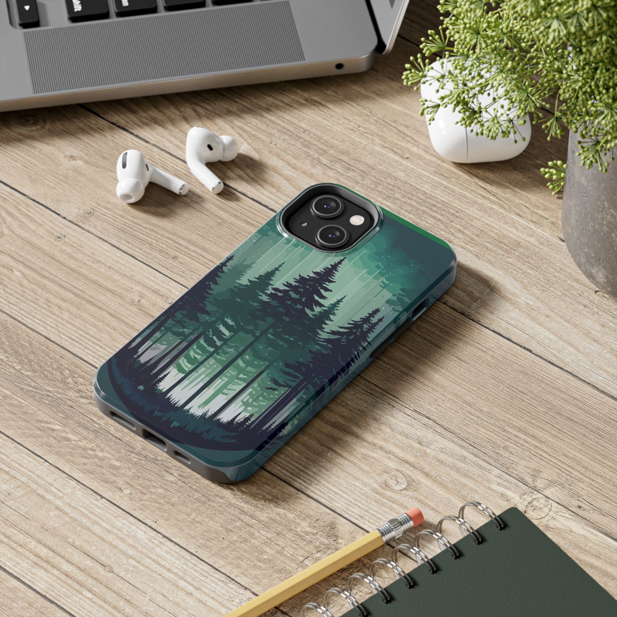Tough Phone Cases – Forest Vibe, Nature Lover Gift, Outdoor Adventure Accessory, Eco-Friendly Phone Protection, Unique Gift Idea