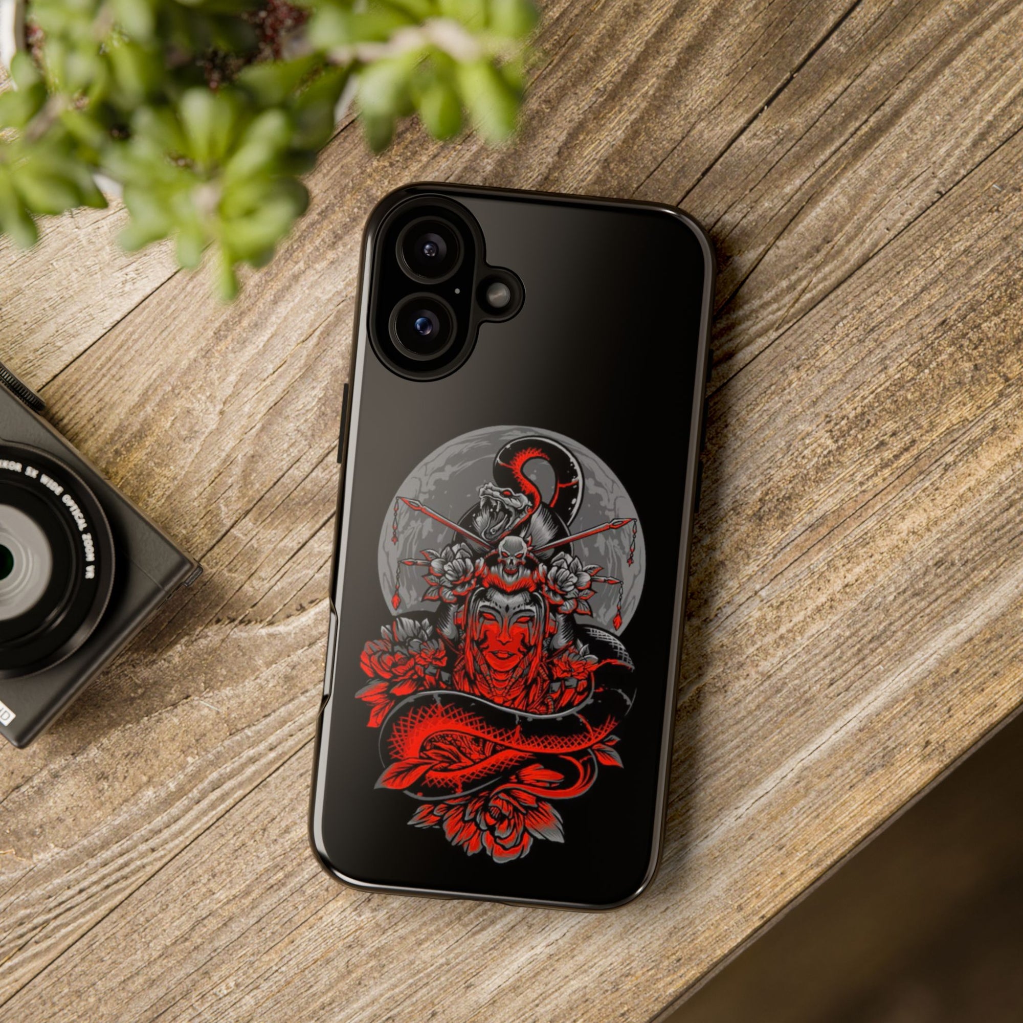 Tough Cases for iPhone, Dragon & Warrior Design, Durable Phone Protection, Perfect Gift for Tech Lovers, Unique Gifting