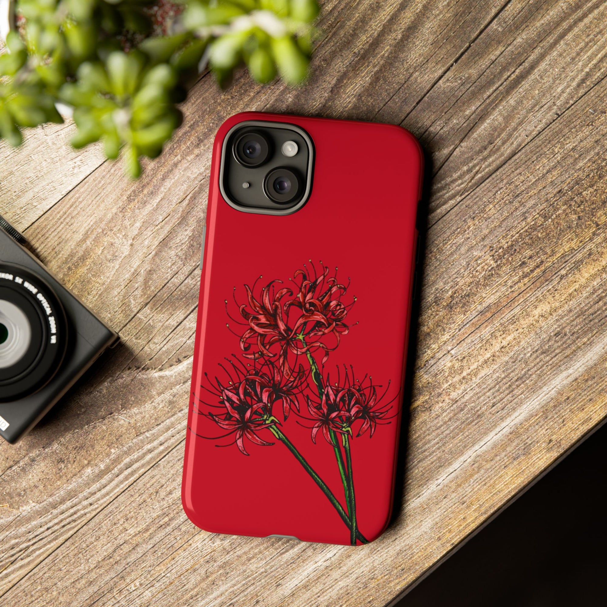 Floral Phone Case, Cute Durable Case for Plants Lovers, Stylish Tech Accessories, Gift for Her, Autumn Decor