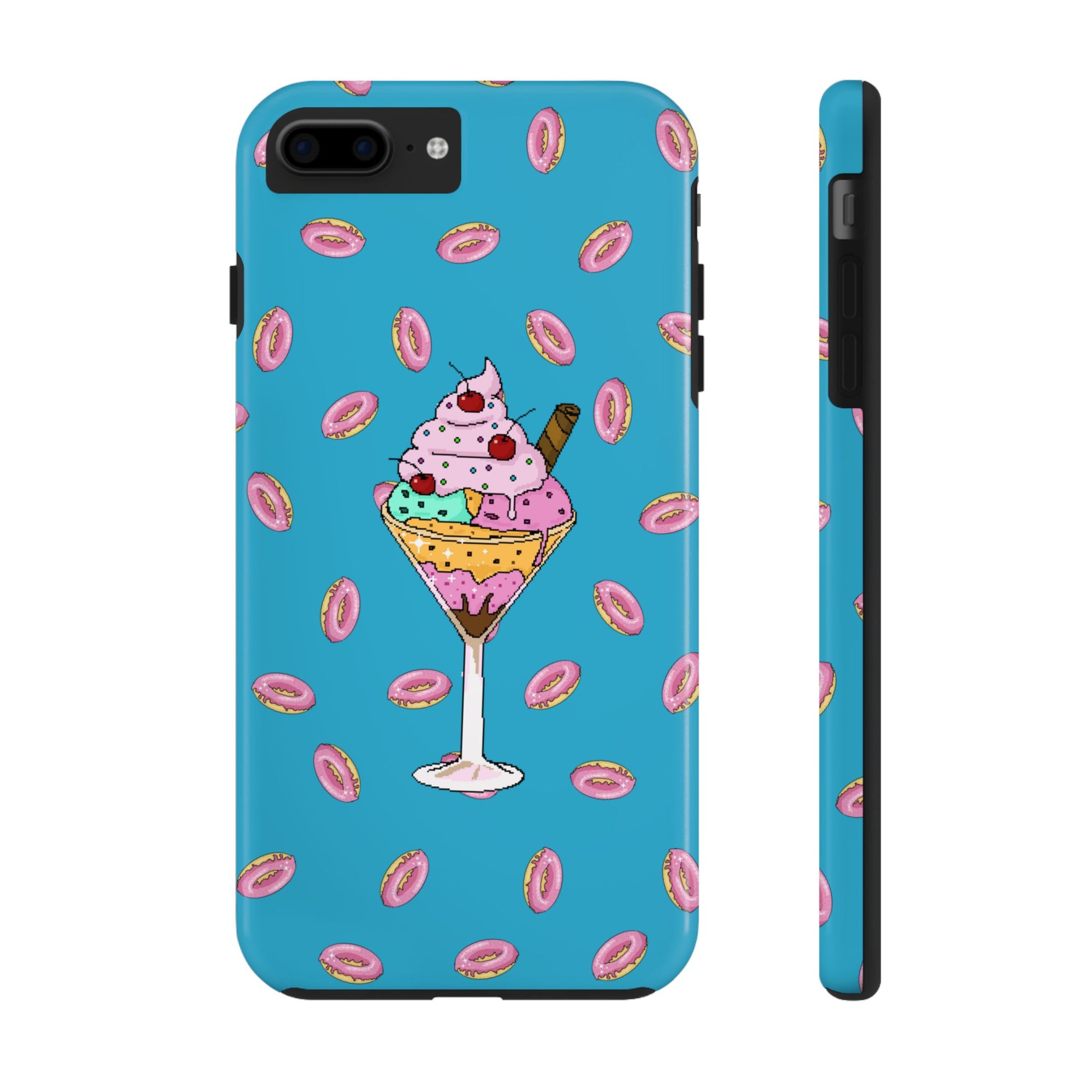 Cute Dessert Phone Cases, Fun iPhone Covers, Quirky Phone Accessories, Donut Lovers Gift, Ice Cream Phone Protector