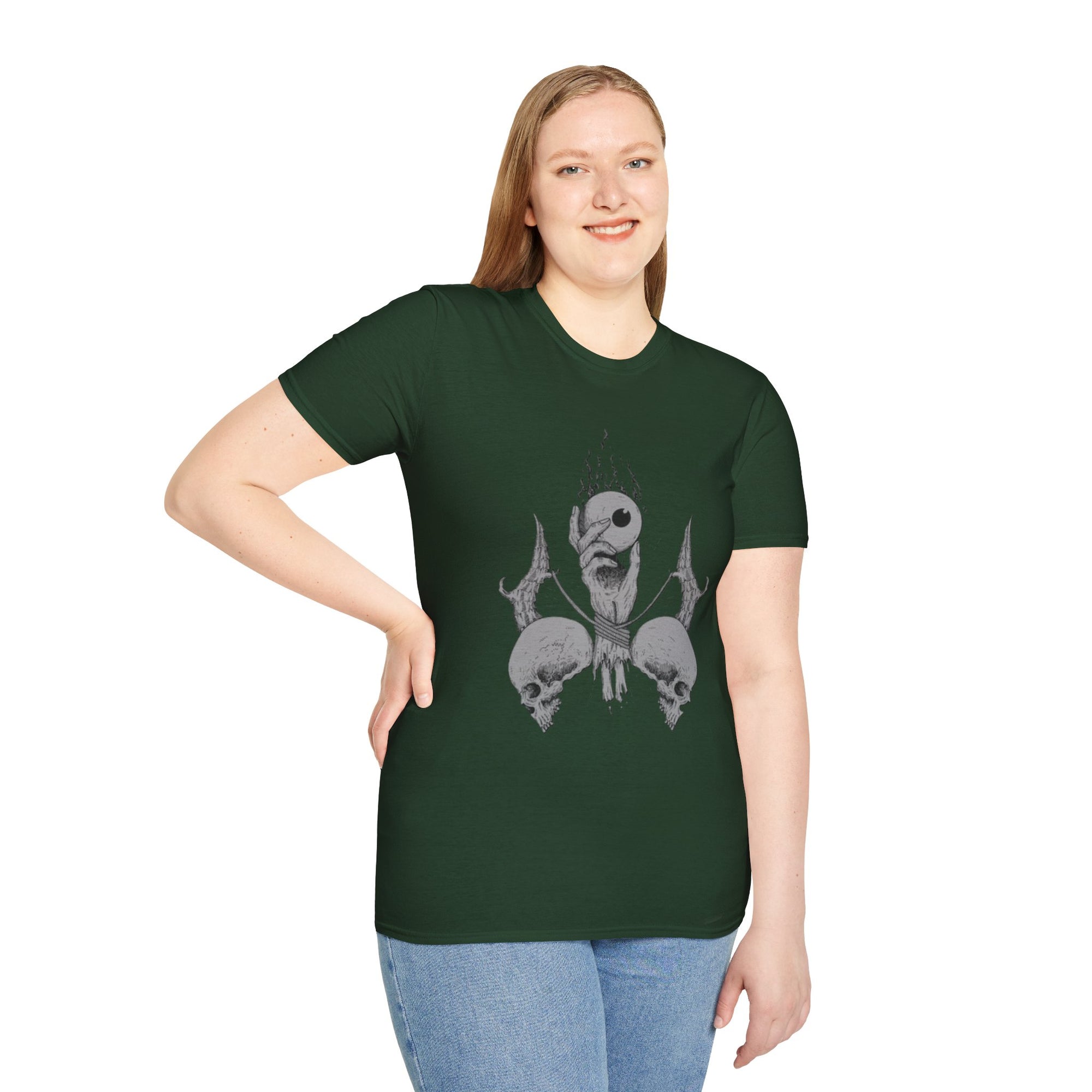 Gothic Graphic Tee - Dark Aesthetic Unisex T-Shirt, Unique Gift, Casual Wear, Festival Fashion, Alternative Style