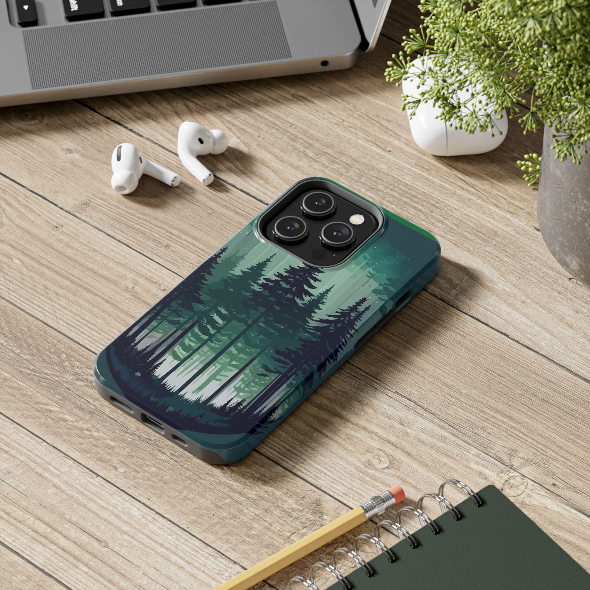Tough Phone Cases – Forest Vibe, Nature Lover Gift, Outdoor Adventure Accessory, Eco-Friendly Phone Protection, Unique Gift Idea