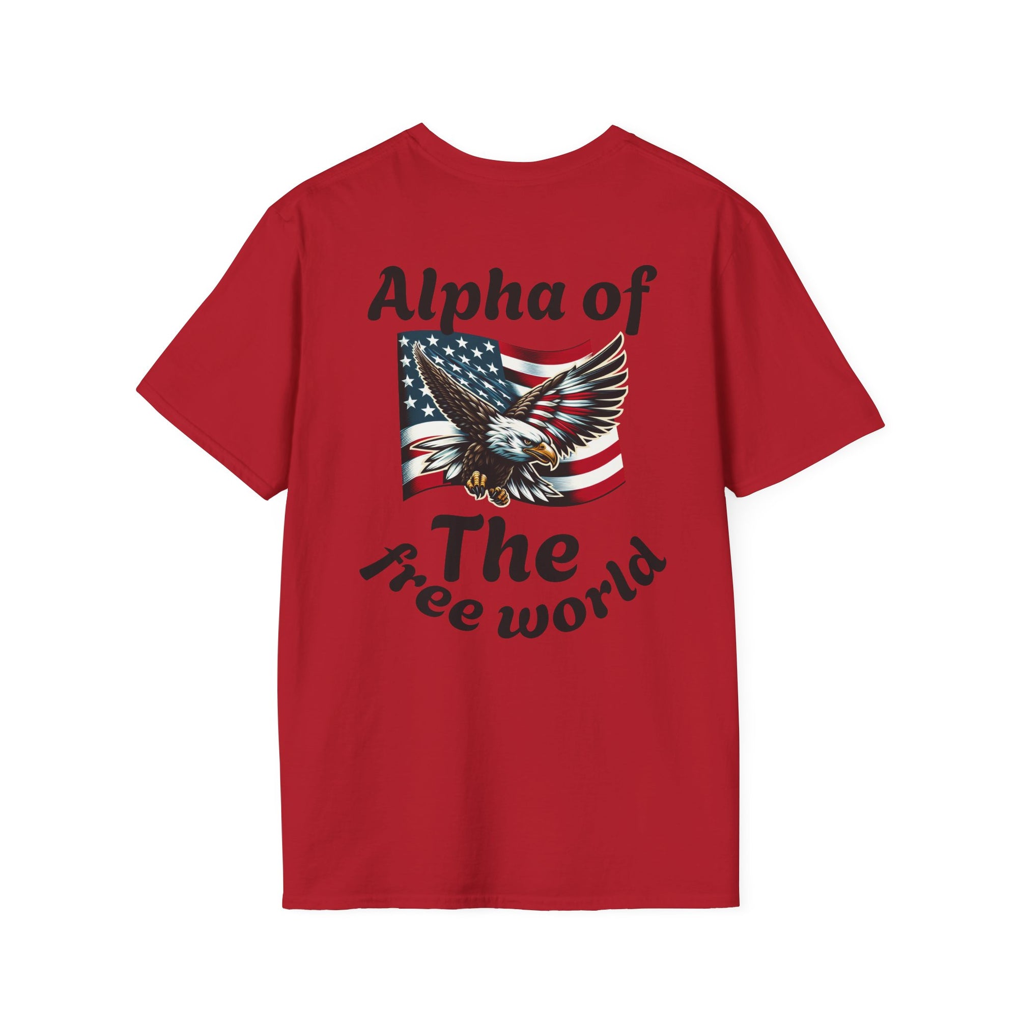Patriotic Graphic T-Shirt, Unisex Softstyle Tee, Independence Day Gift, Freedom Apparel, Americana Clothing