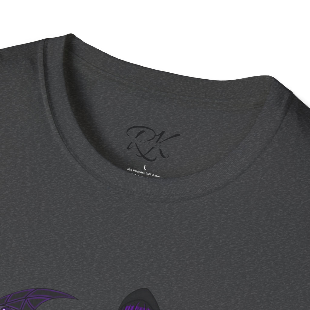 Gothic Fantasy T-Shirt, Unisex Softstyle Tee, Halloween Costume, Creepy Graphic Tee, Gift for Gamers, Unique Graphic Shirt