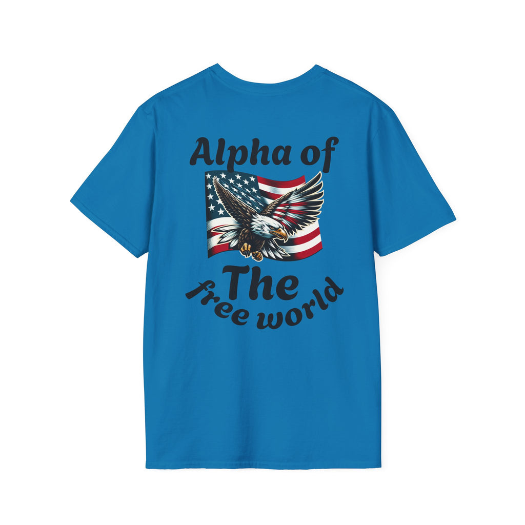 Patriotic Graphic T-Shirt, Unisex Softstyle Tee, Independence Day Gift, Freedom Apparel, Americana Clothing