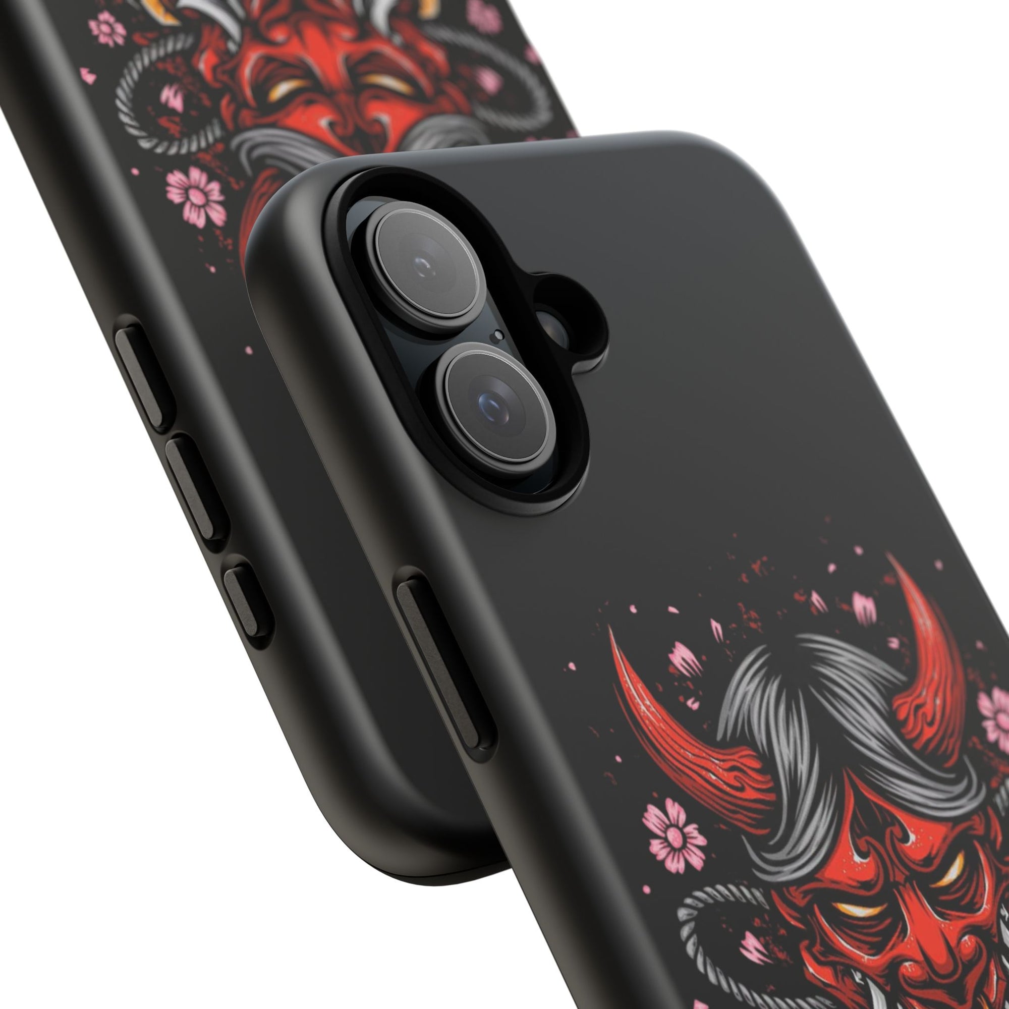 Tough Cases: Fierce Demon Phone Case, Edgy Phone Cover, Protect Your Device, Gift for Anime Fans, Unique Artwork Case