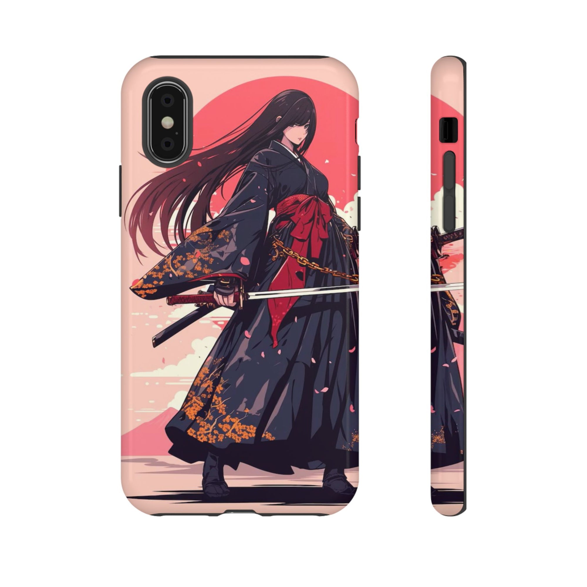 Stylish Phone Case with Warrior Design, Tough Phone Cover for Anime Lovers, Gift for Gamers, Cute Phone Accessories, Unique Tech Gifts