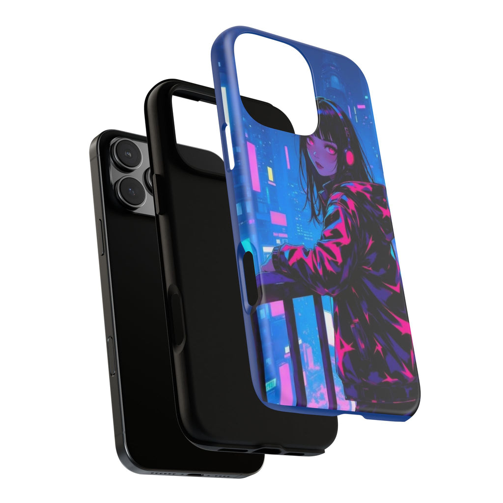 Futuristic Phone Case, Cyberpunk Aesthetic, Tough Phone Cover, Urban Style, Gift for Tech Lovers, Unique Phone Accessories, Streetwear [...]