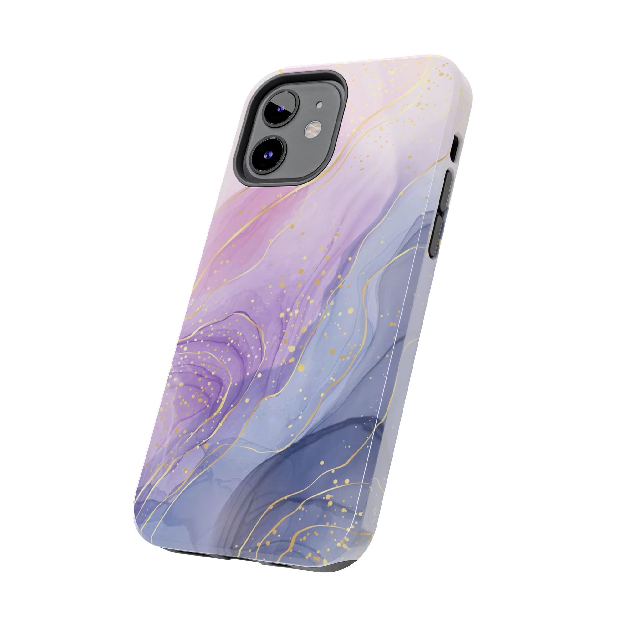 Elegant Abstract Tough Phone Cases for Stylish Protection, Gift for Her, Phone Accessories, Lavender Marble Design, Phone Cover for [...]