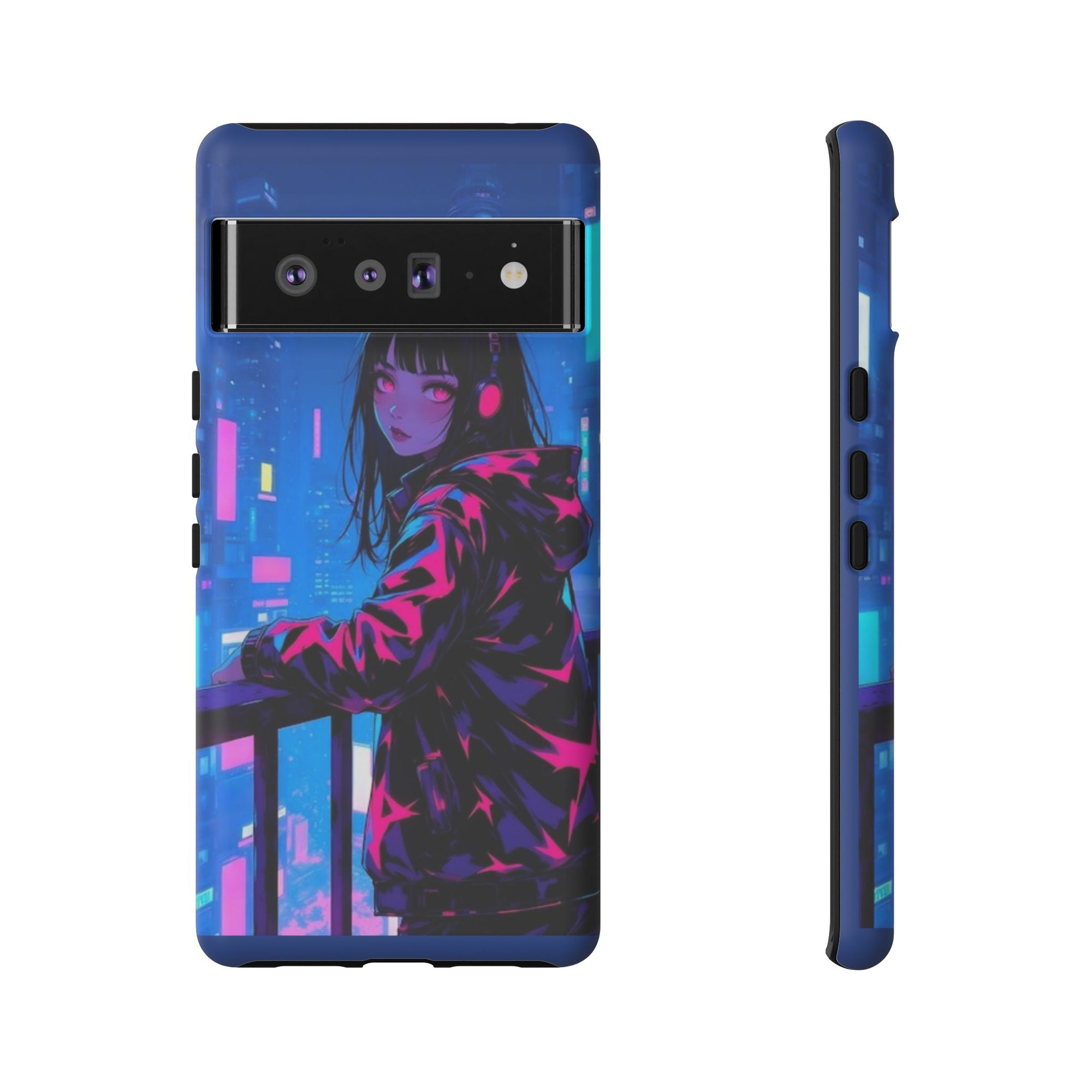 Futuristic Phone Case, Cyberpunk Aesthetic, Tough Phone Cover, Urban Style, Gift for Tech Lovers, Unique Phone Accessories, Streetwear [...]